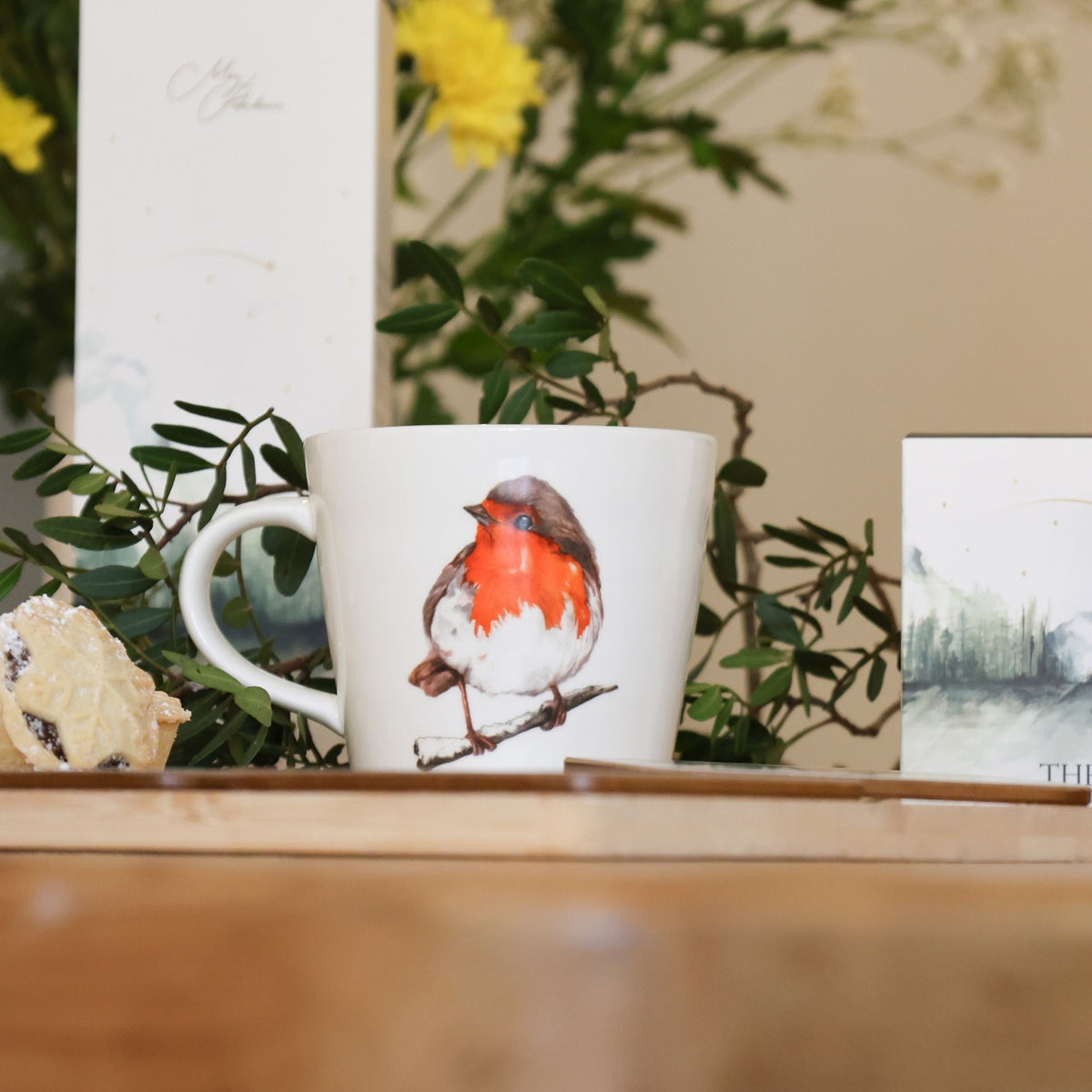 The Hearth – Robin Design New Bone China Mug