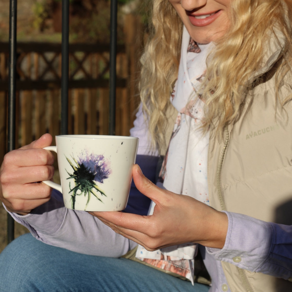 The Thistles – Thistle Design New Bone China Mug