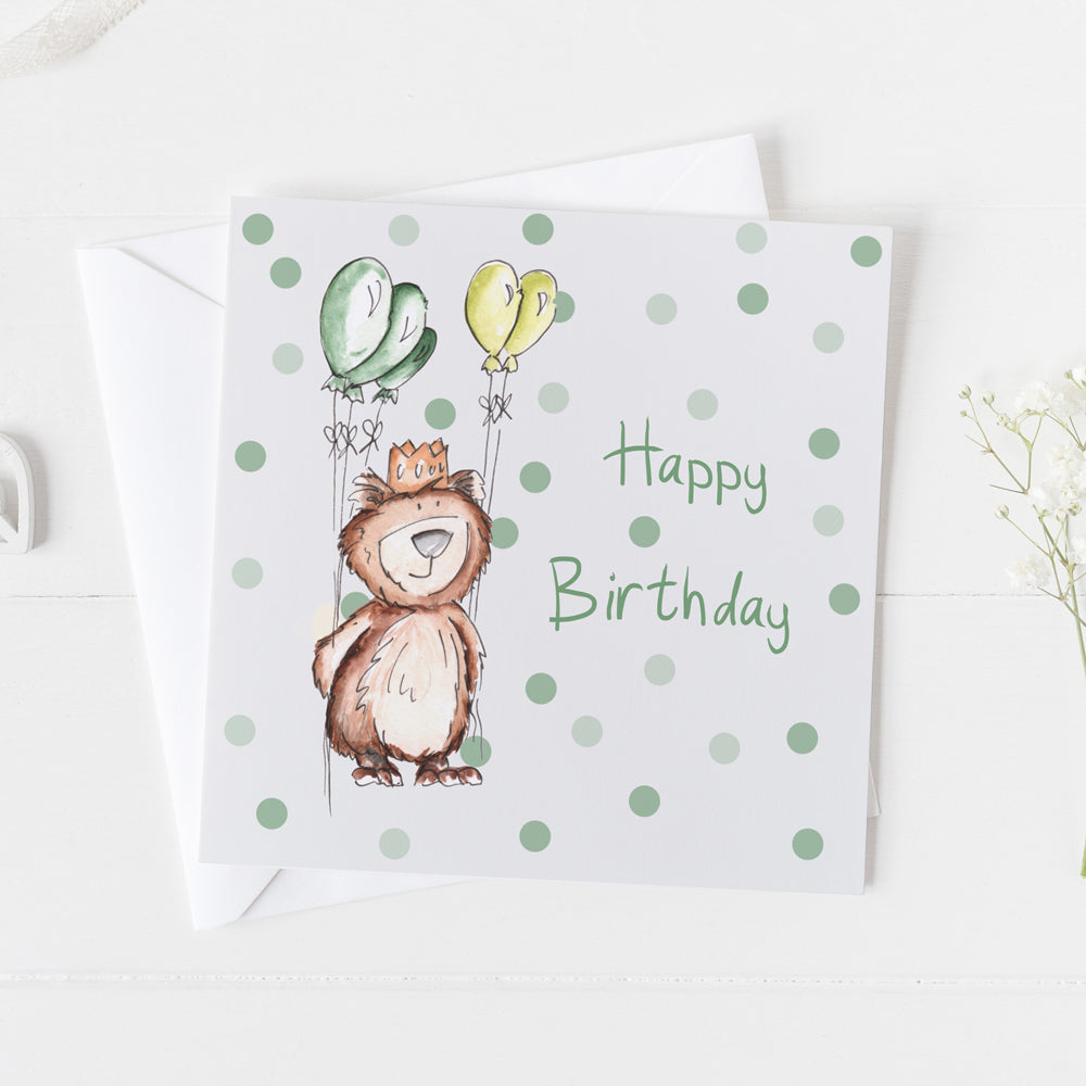 BEAR BIRTHDAY CARD