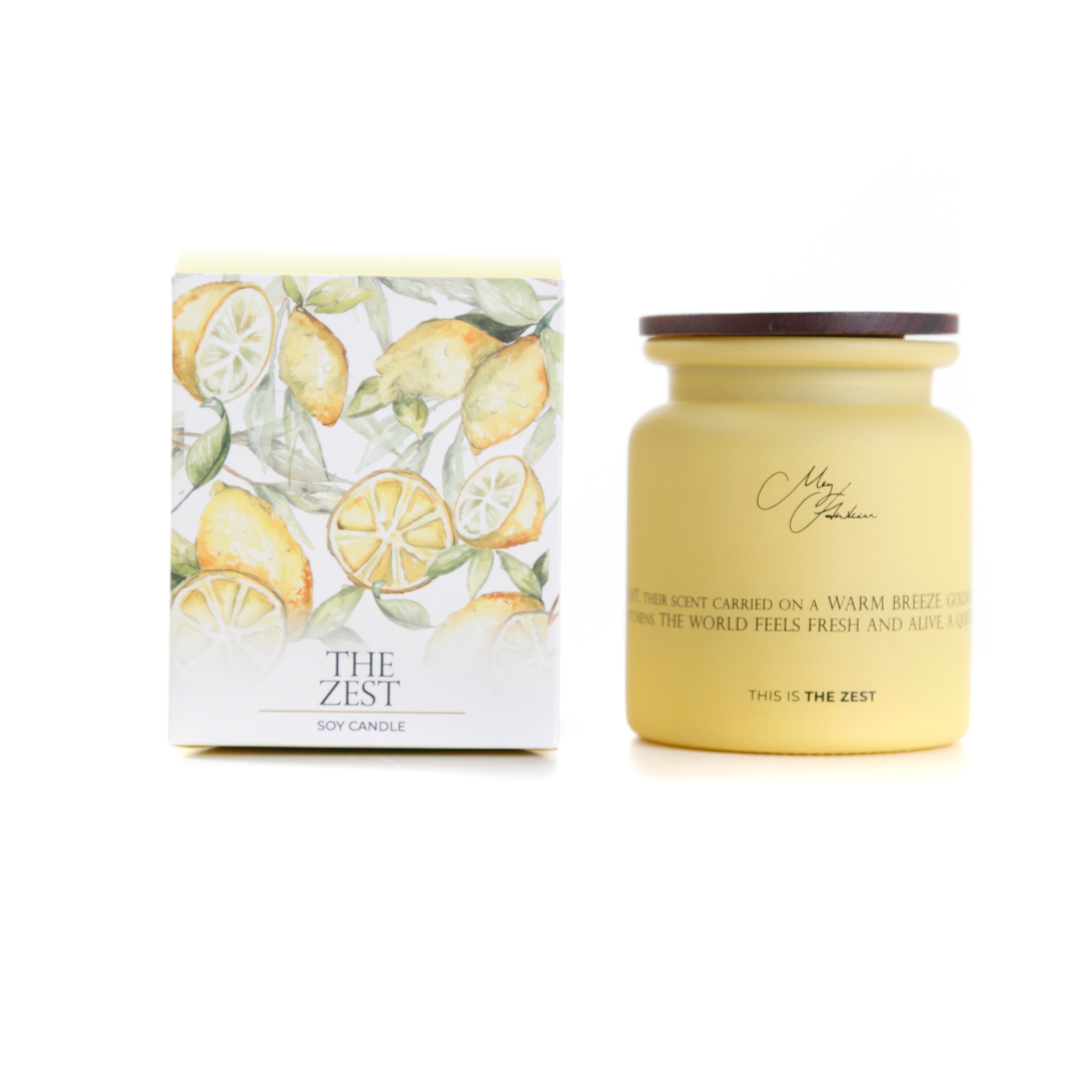 The Zest - Lemon Design Candle