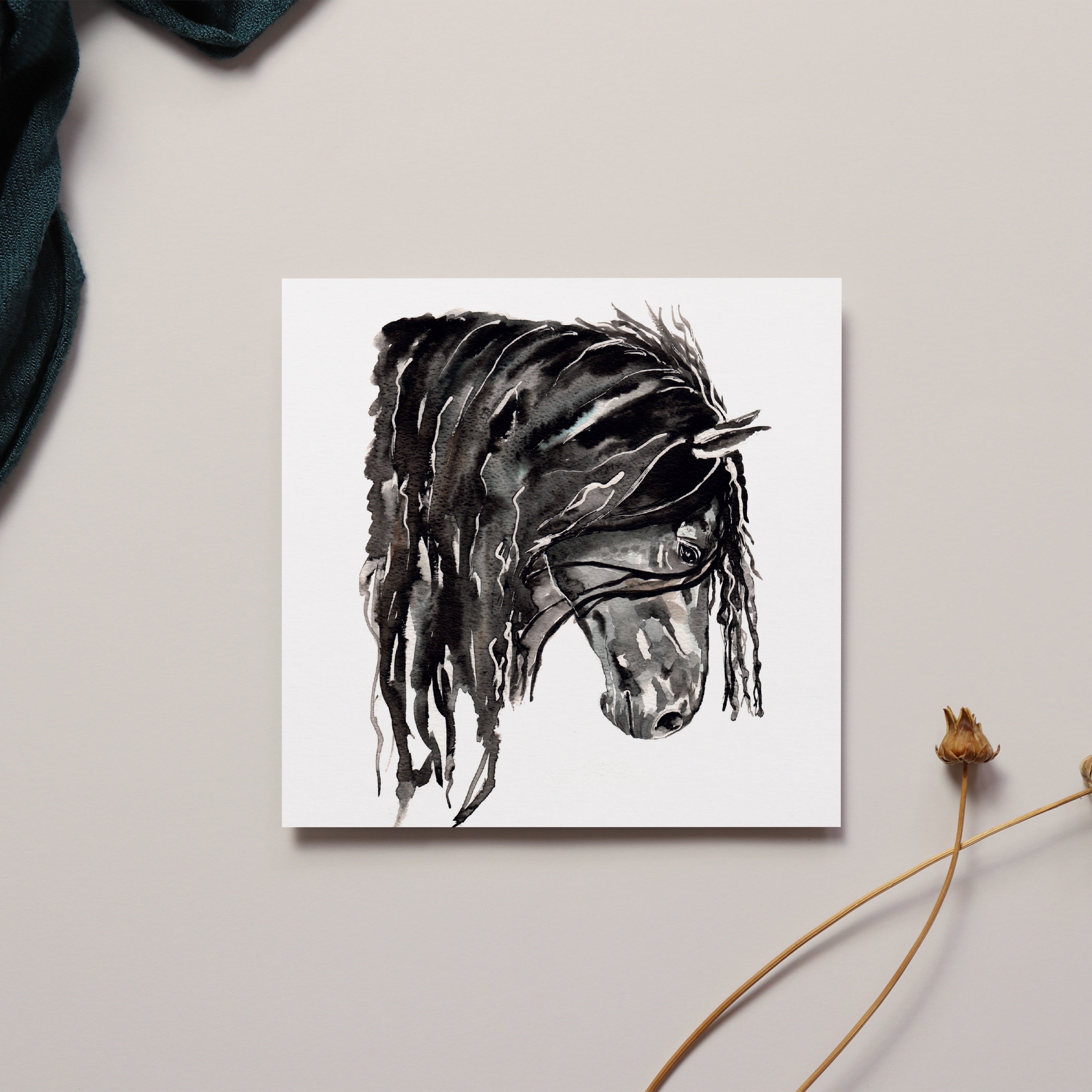 Horse Greeting Card