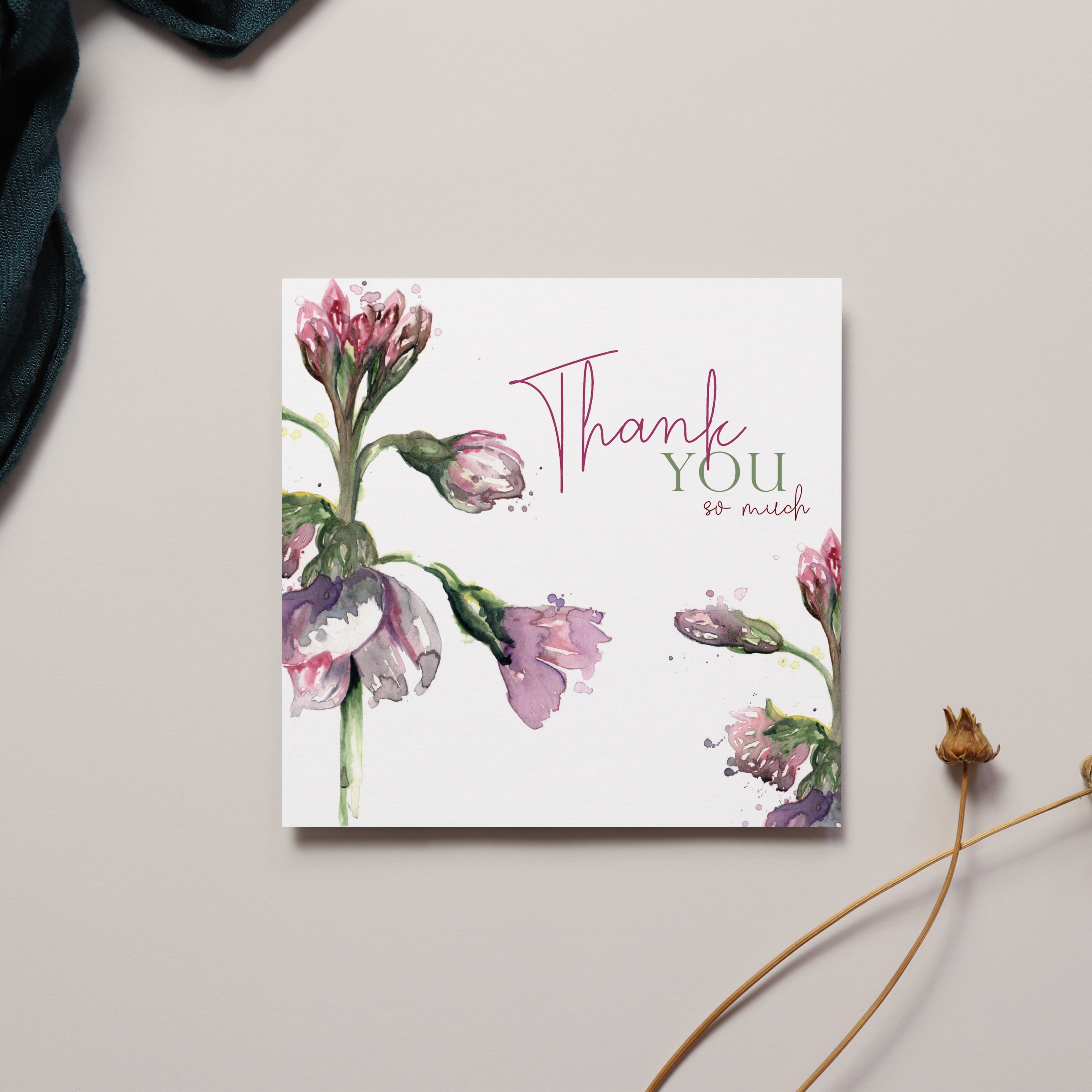 Thank You So Much Card