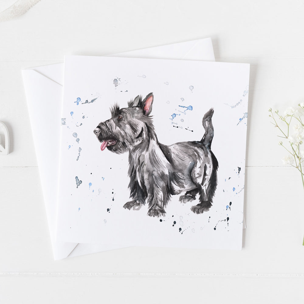 Scottie Dog Greeting Card