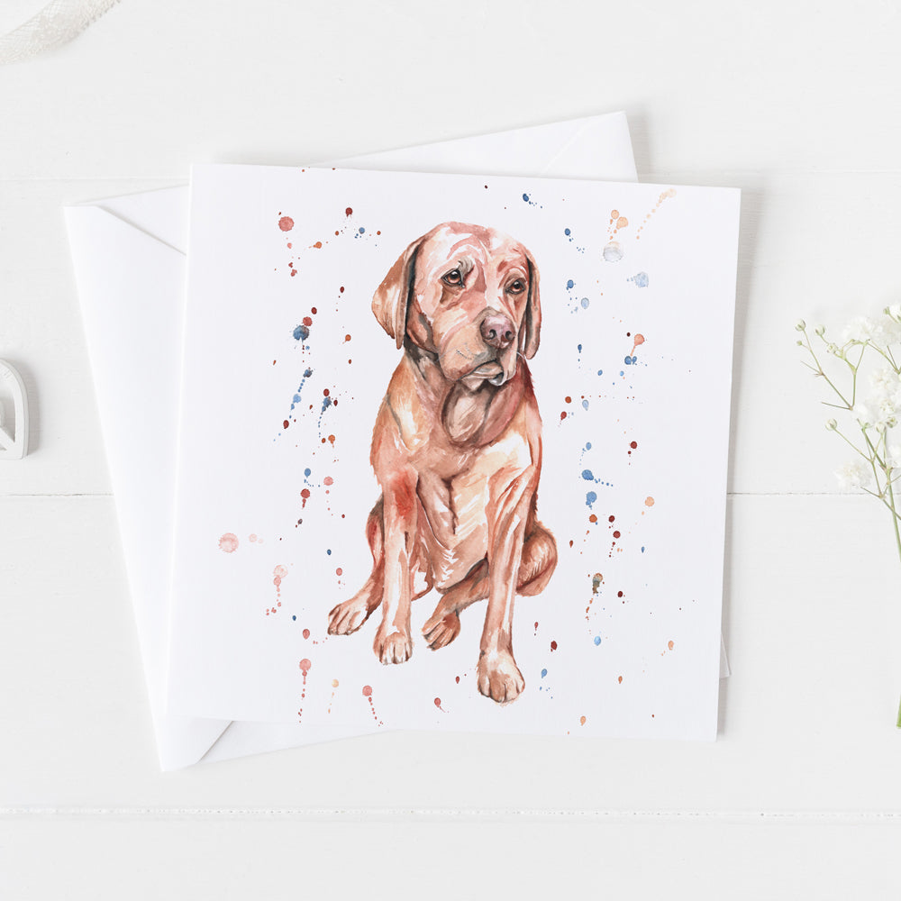 Fox red Labrador Greeting Card