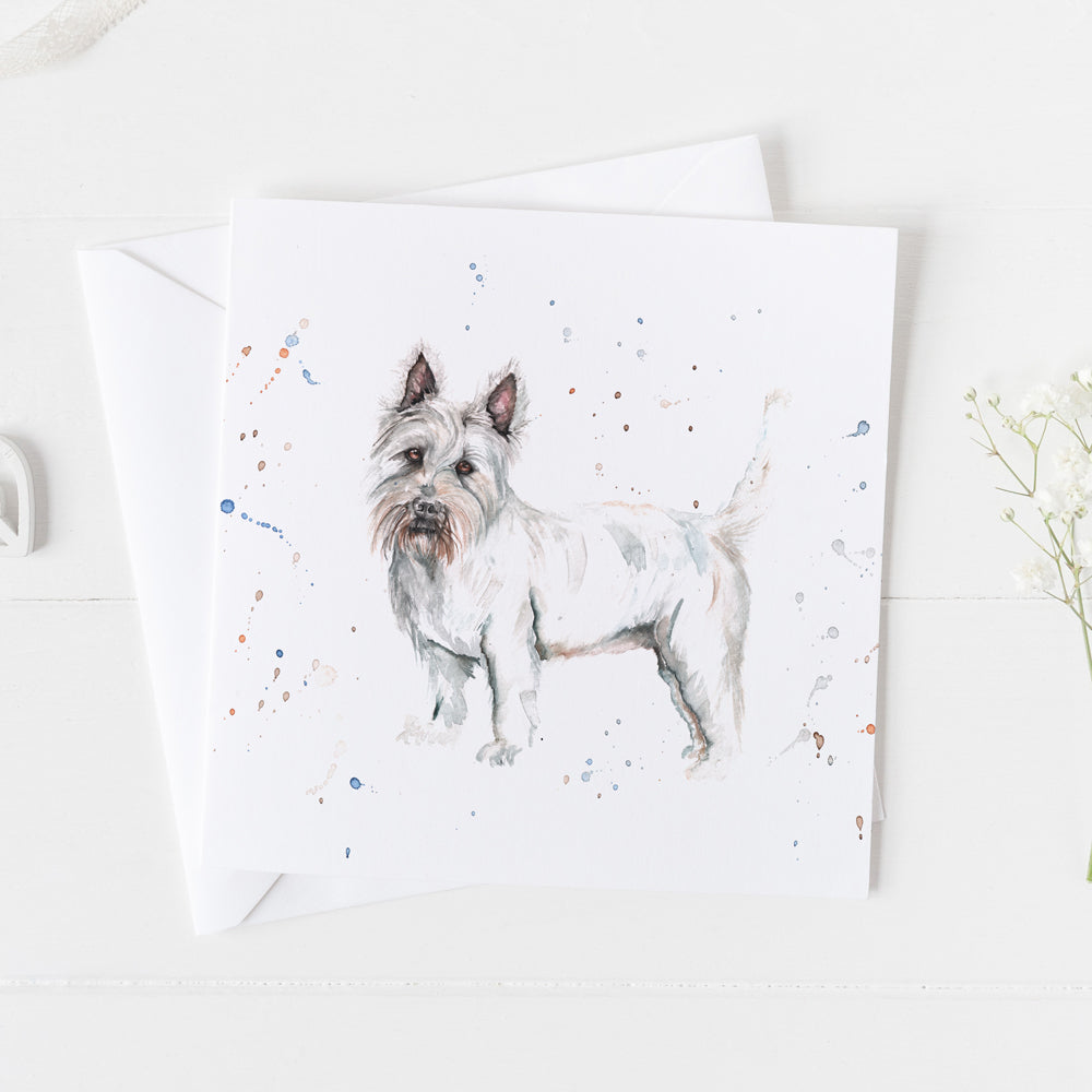 Westie Dog Greeting Card