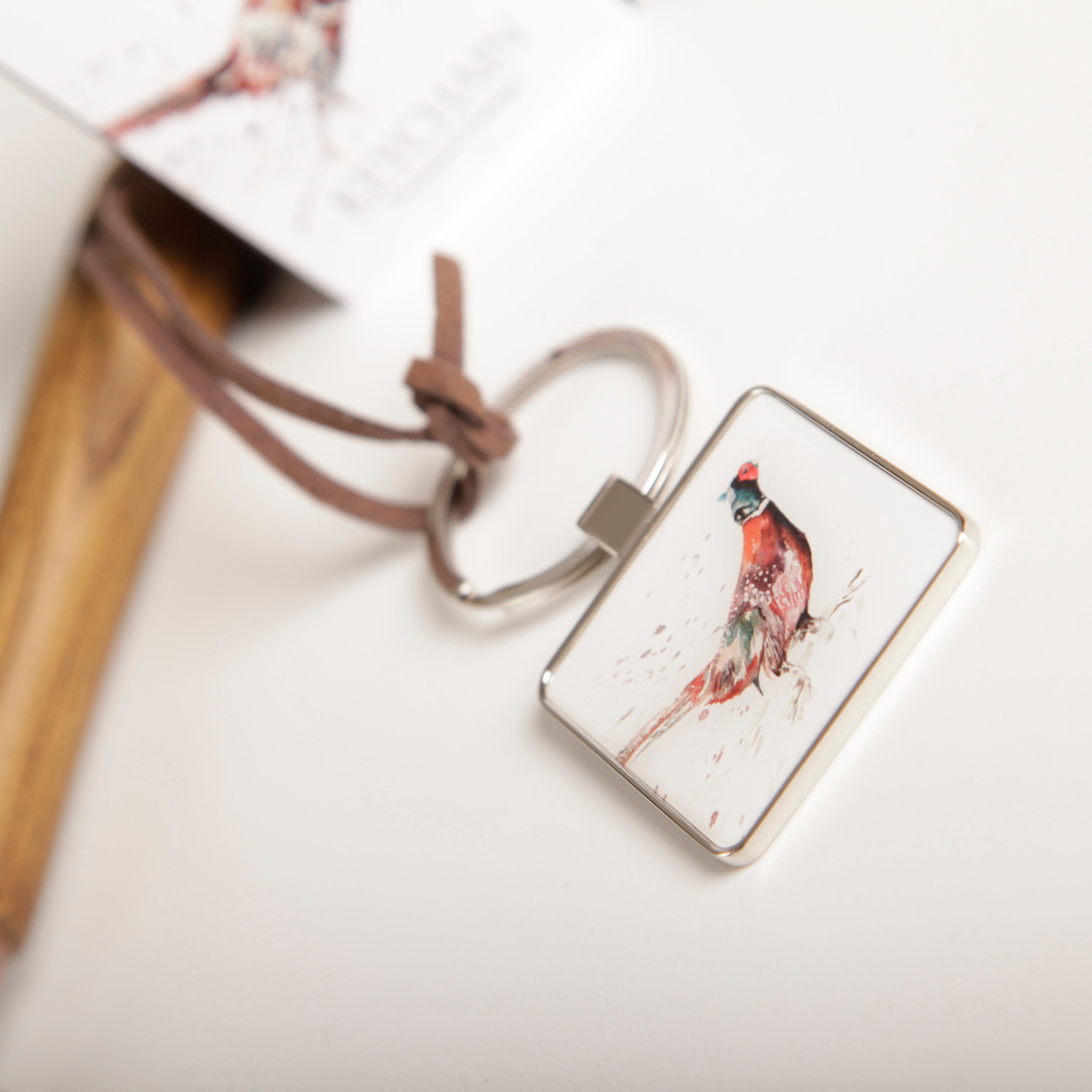 Pheasant Design Keychain