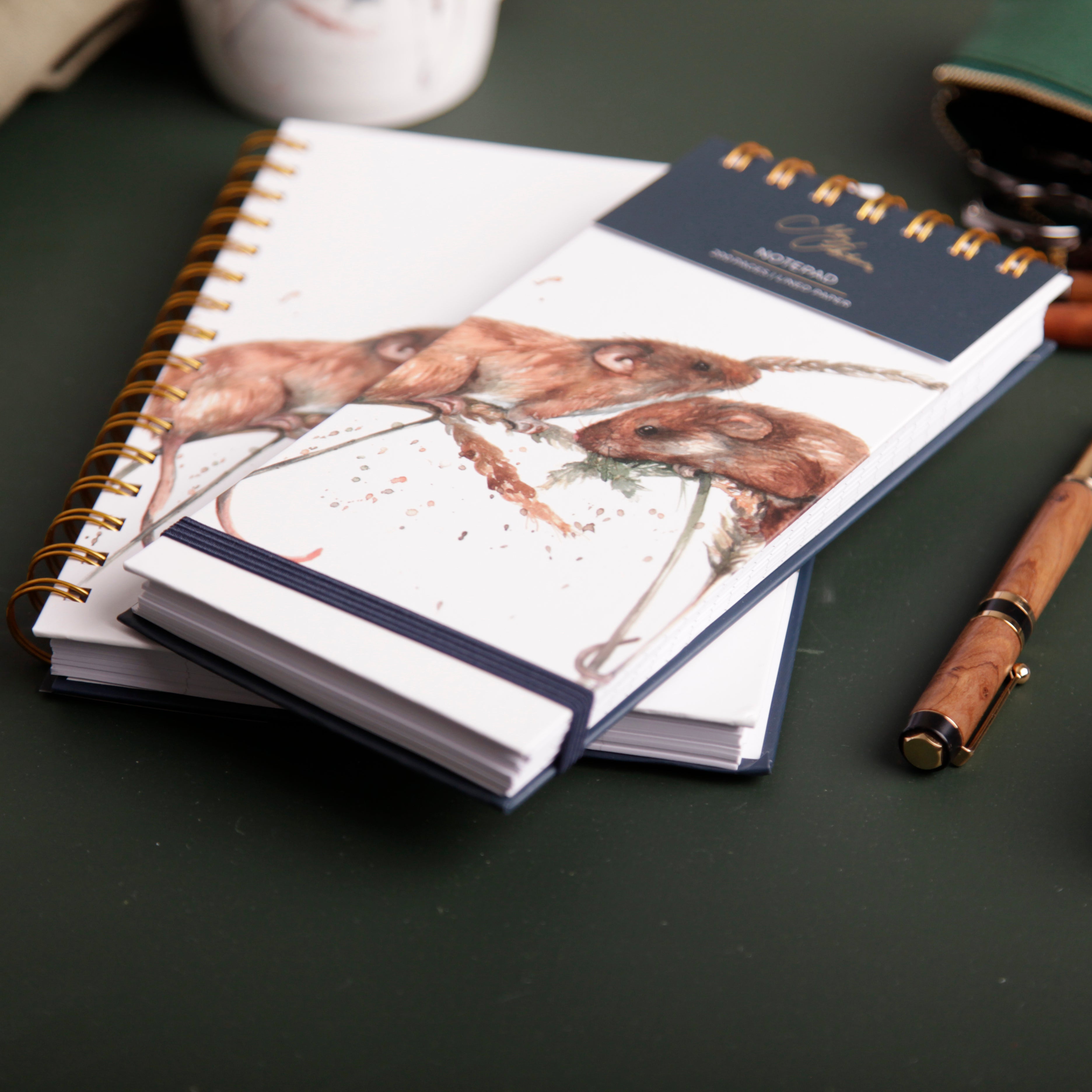 The Field' Field Mice Watercolour Design Notepad