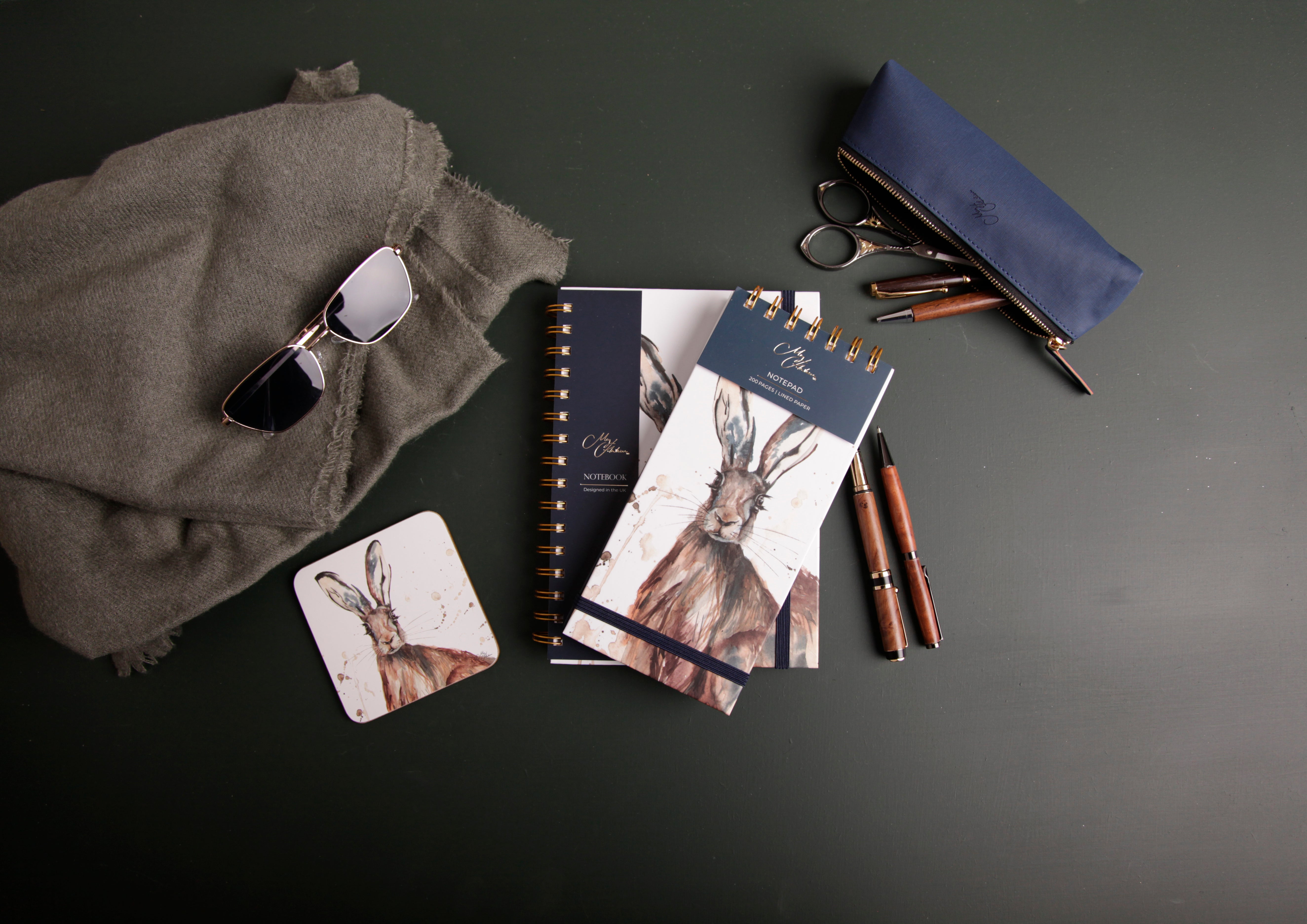 The Meadow Hare Watercolour Design Notepad