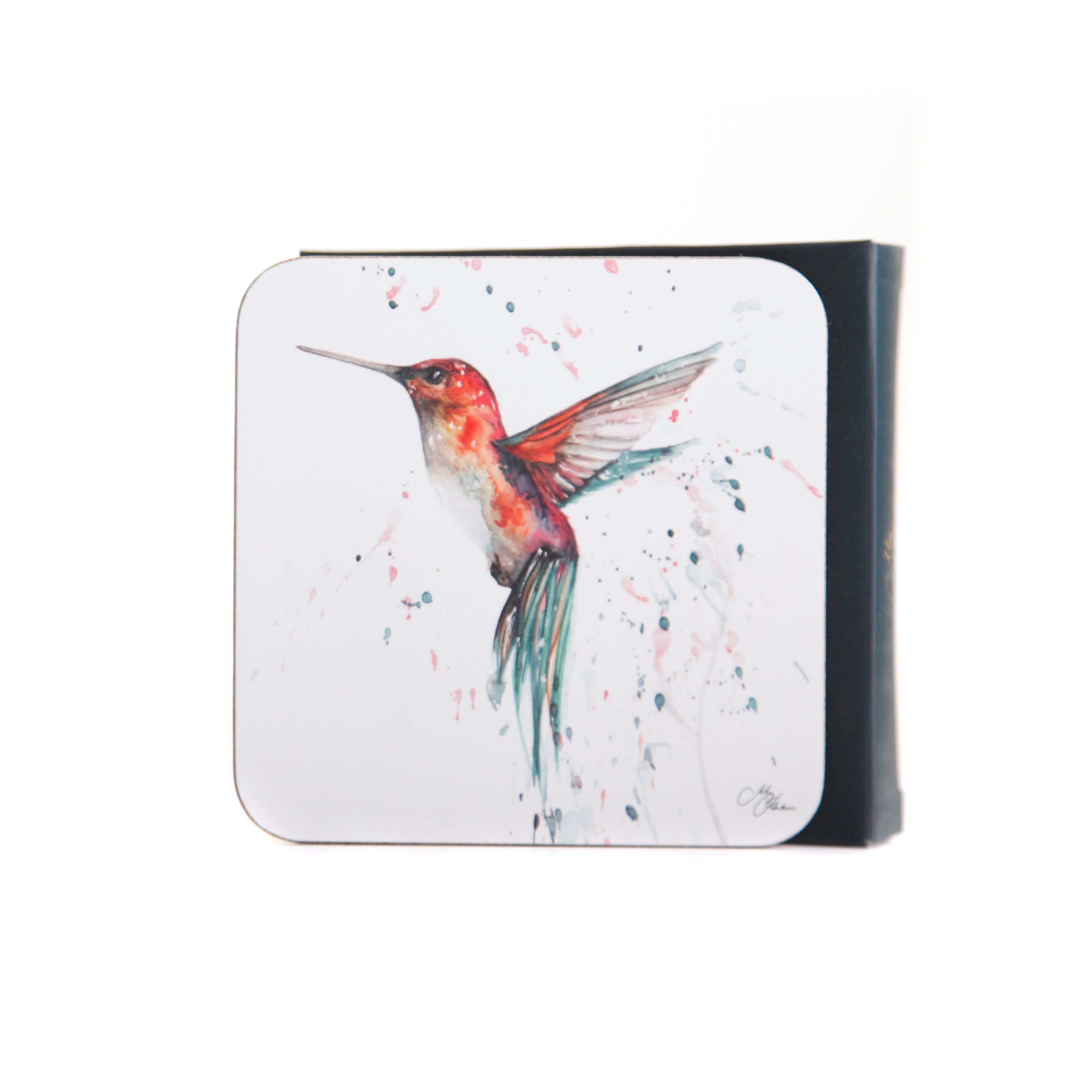 The Rainforest - Hummingbird Watercolour Design Coasters
