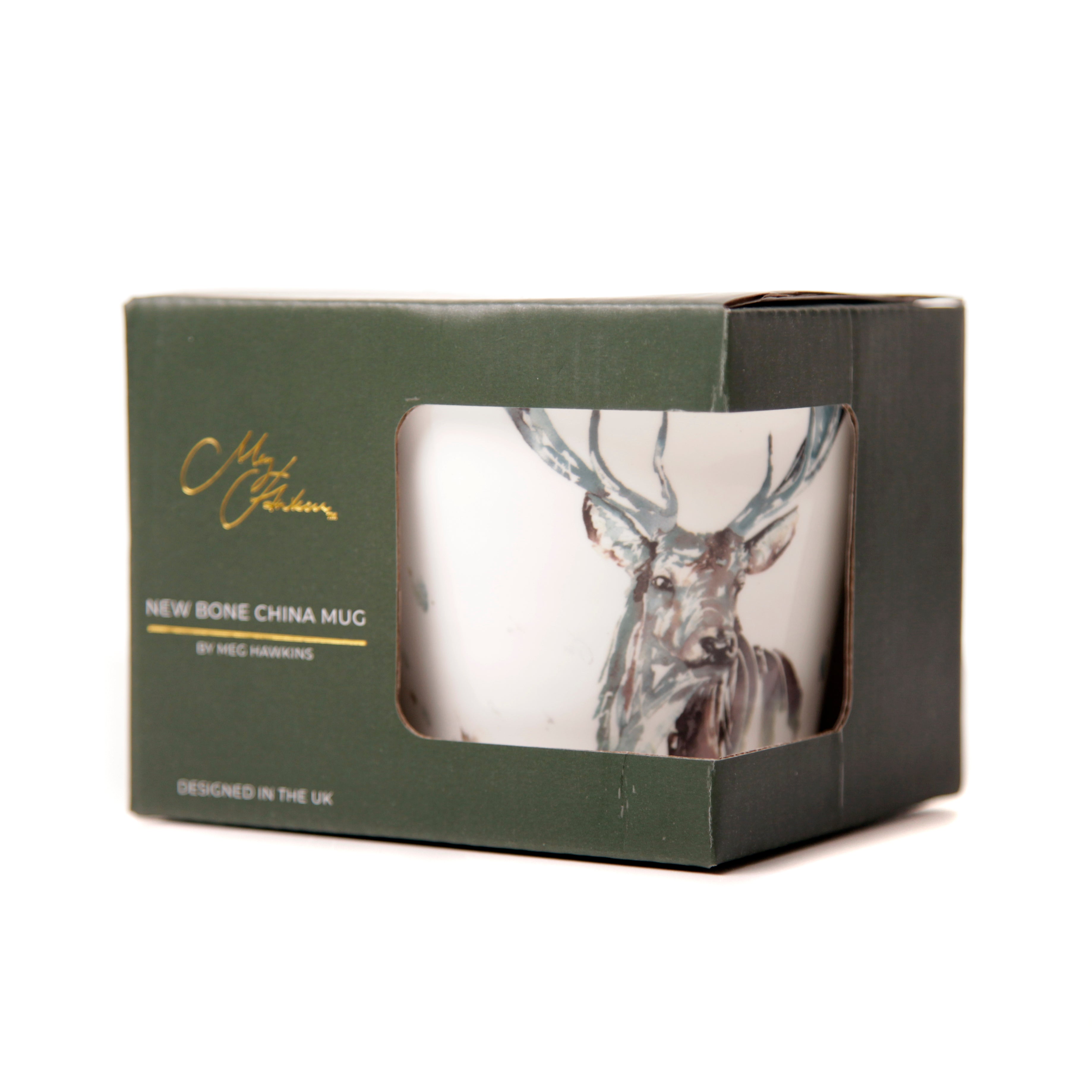 The Highlands - Stag Design Bone China Mug