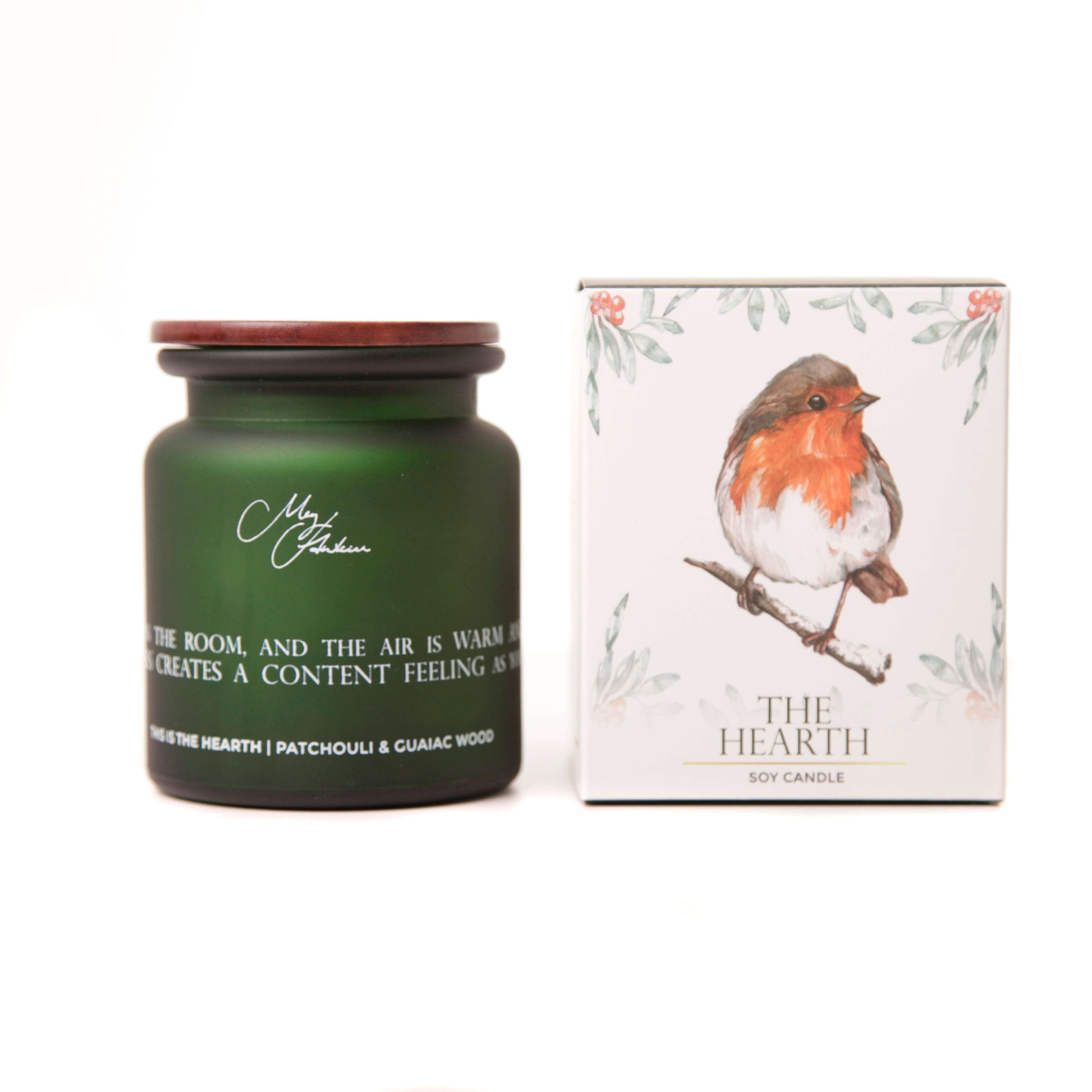 The Hearth' Robin Design Candle