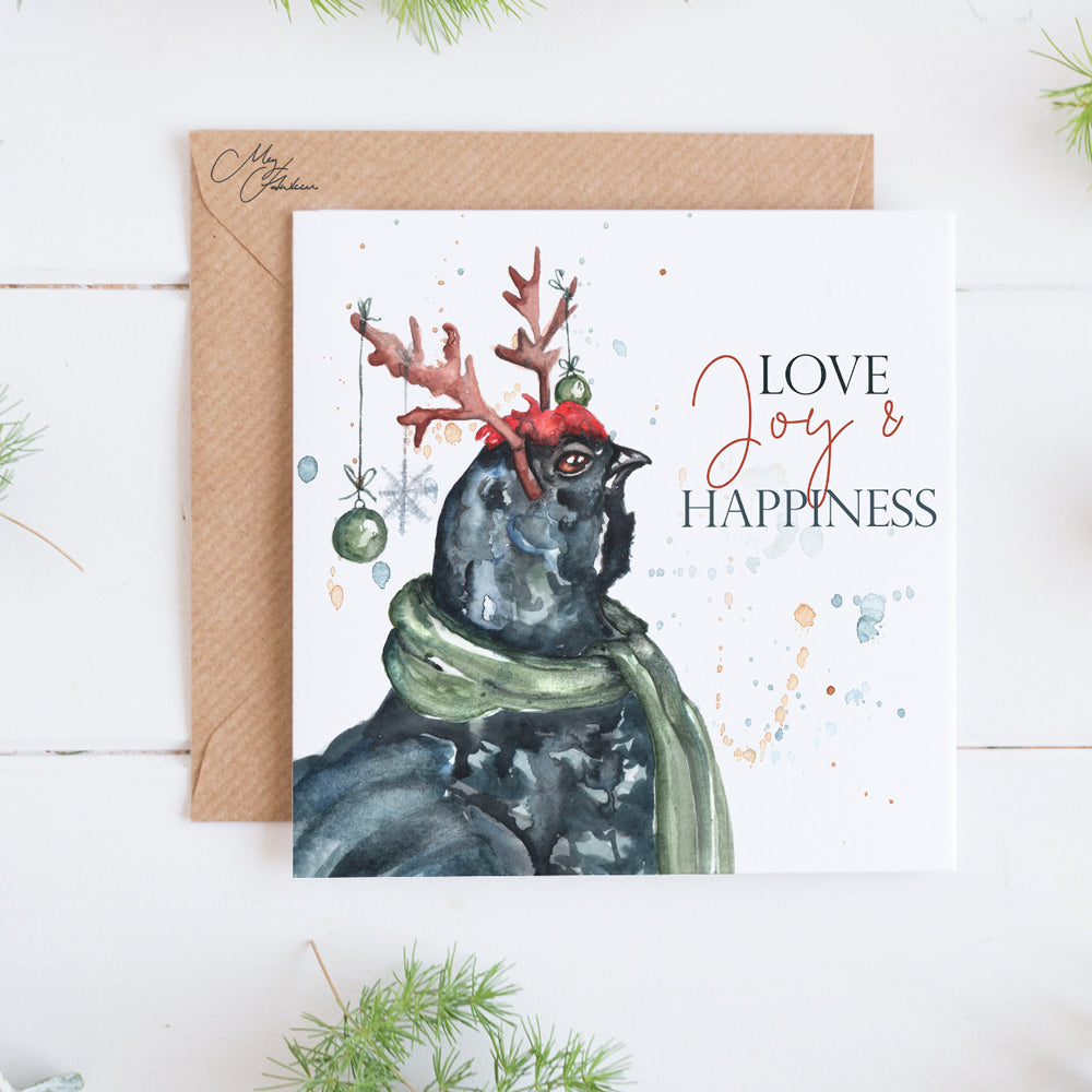 Partridge Christmas card