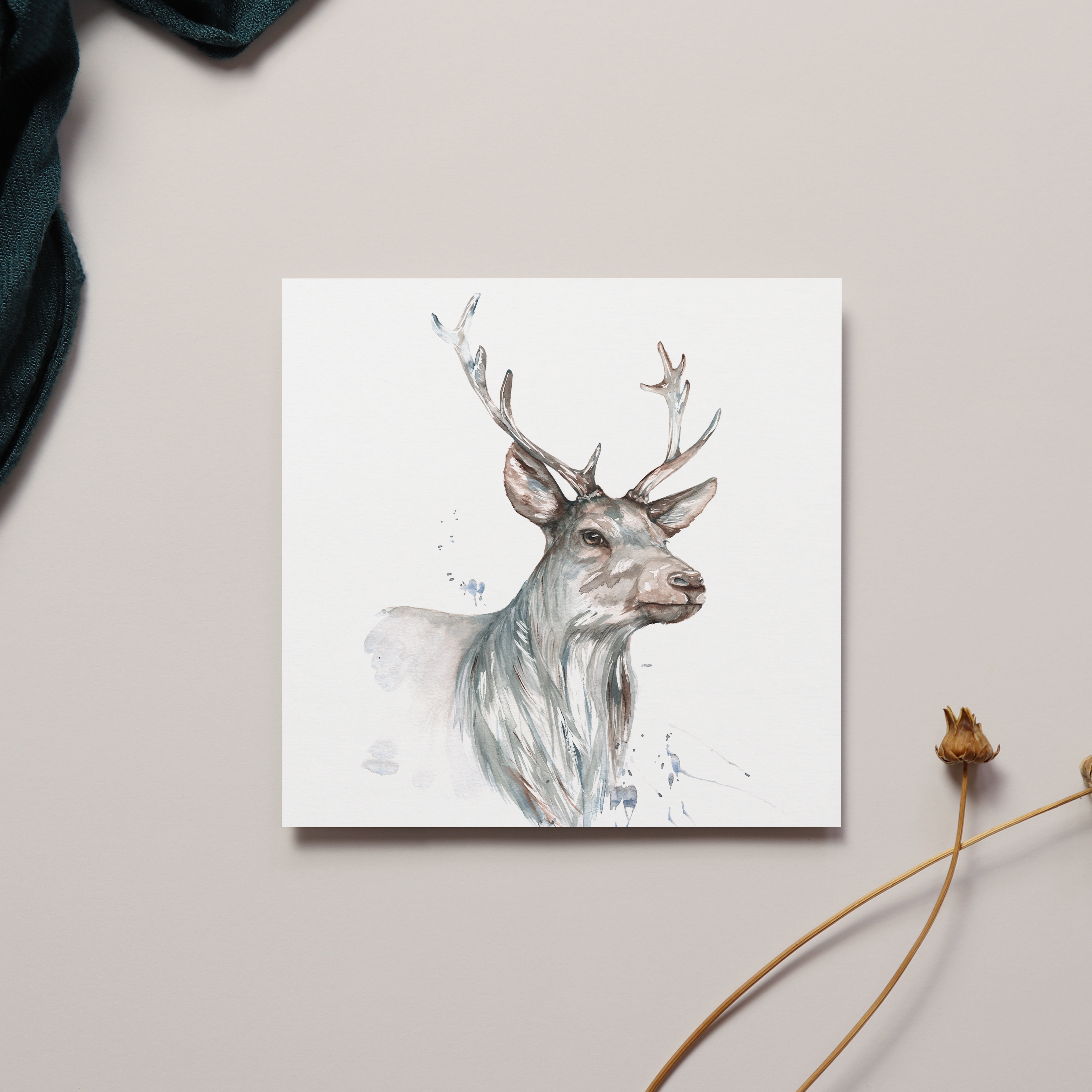 Stag Greeting Card