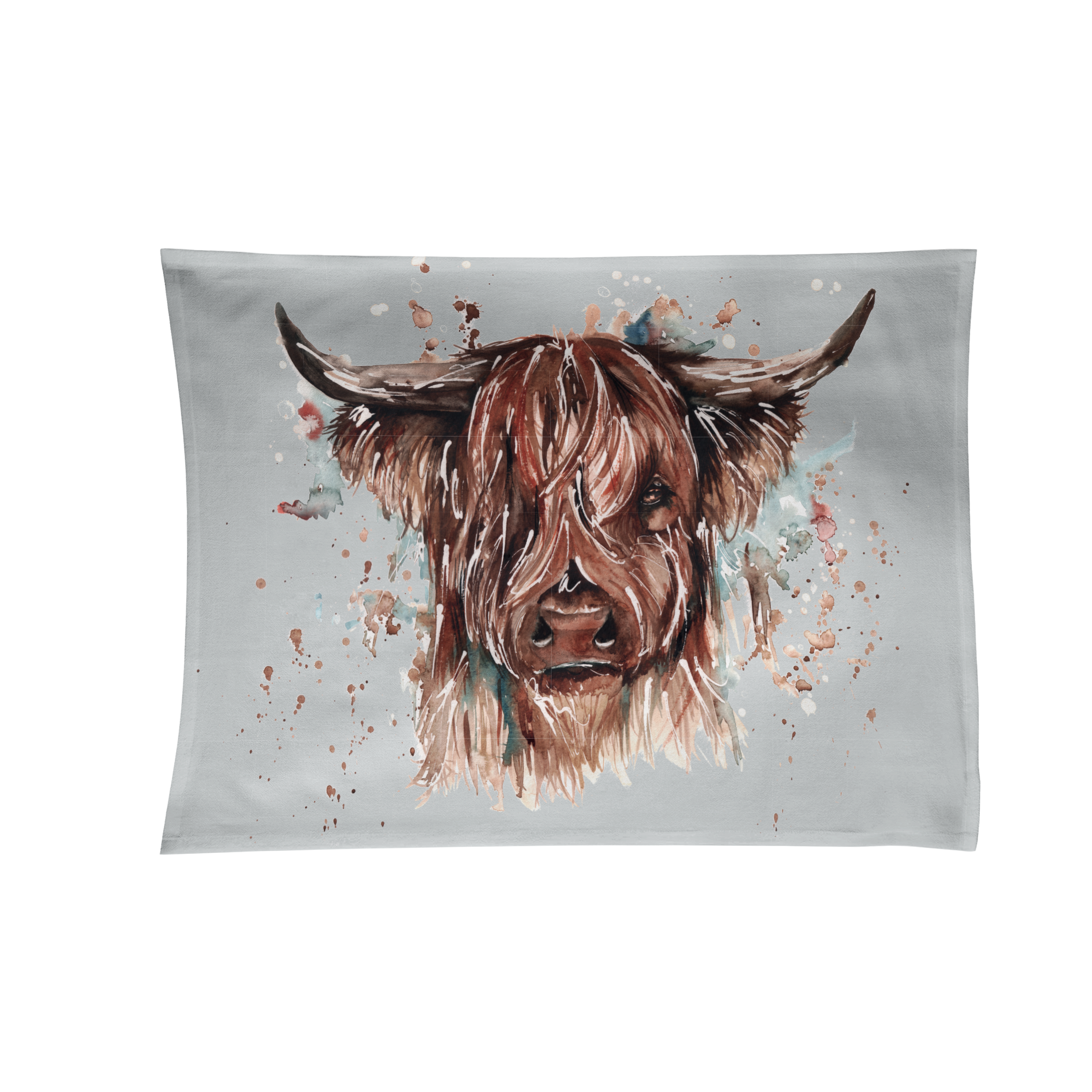 Highland Cow Tea Towel