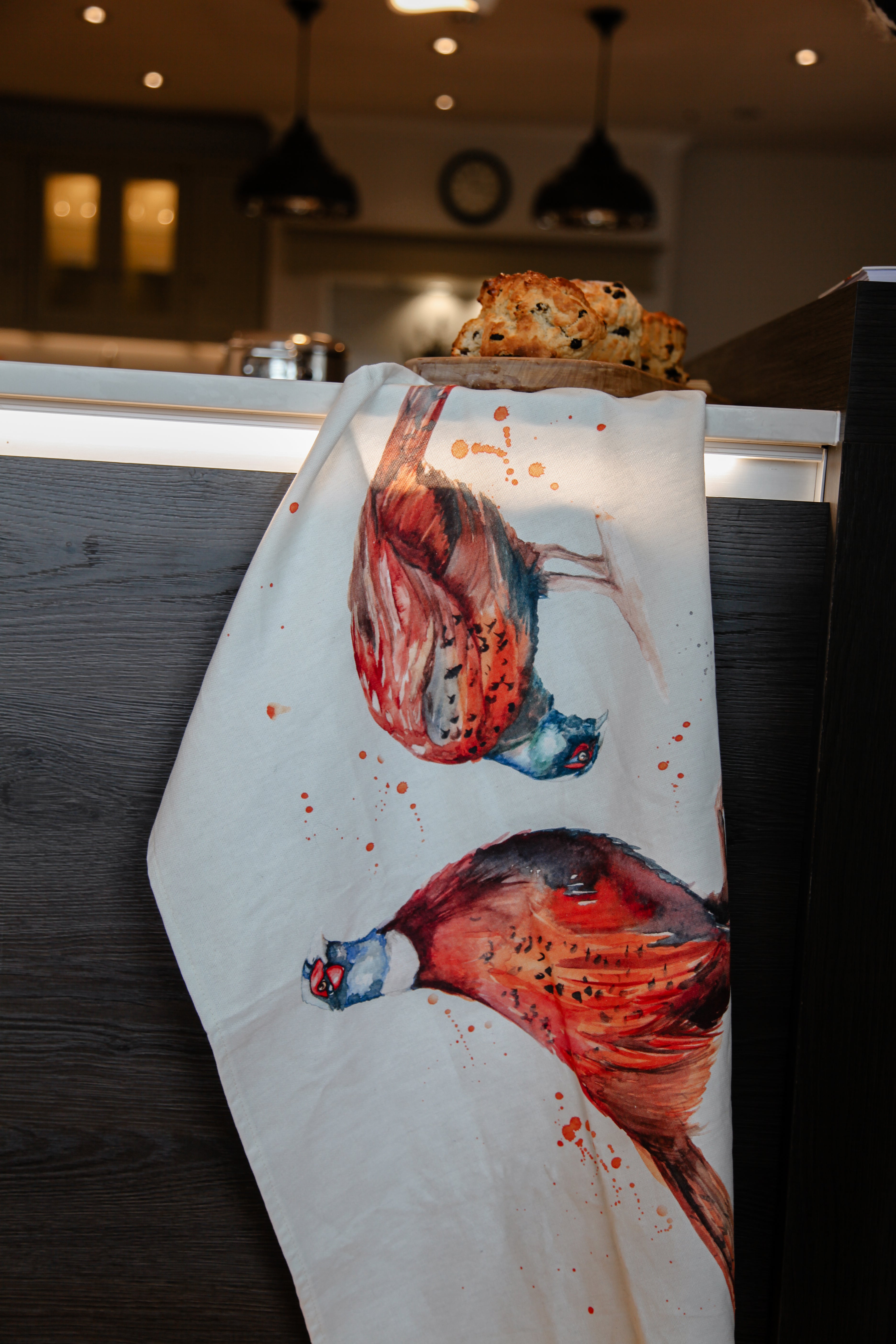 Hare Design Tea Towel by Meg Hawkins