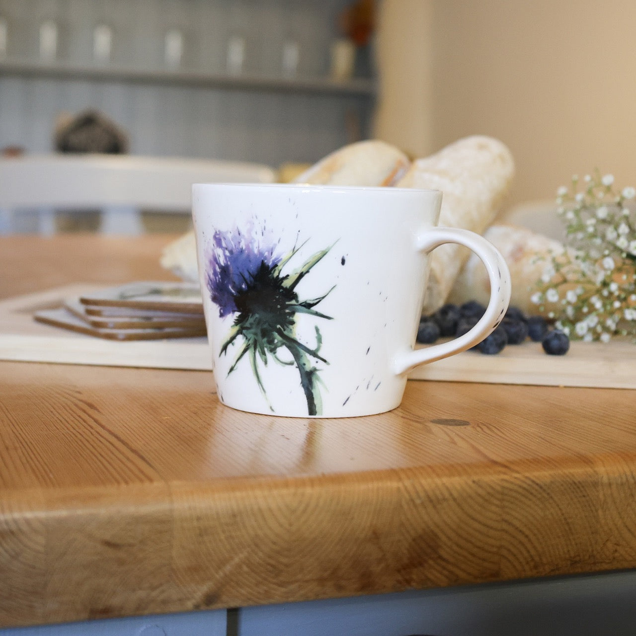 The Thistles – Thistle Design New Bone China Mug