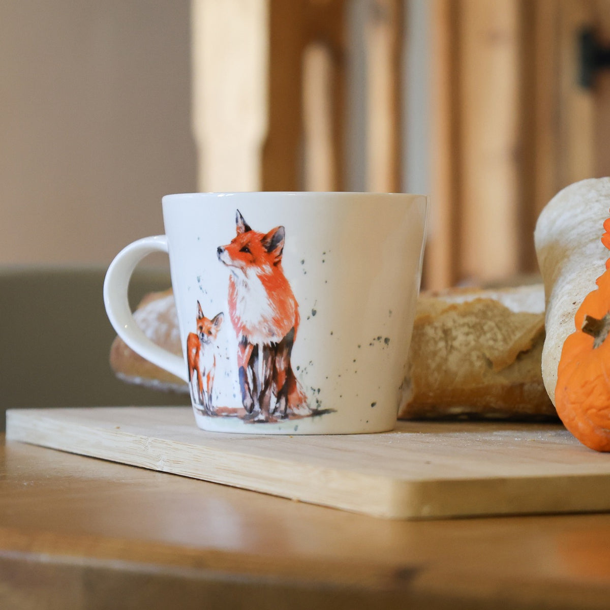The Den – Fox Cub Design New Bone China Mug