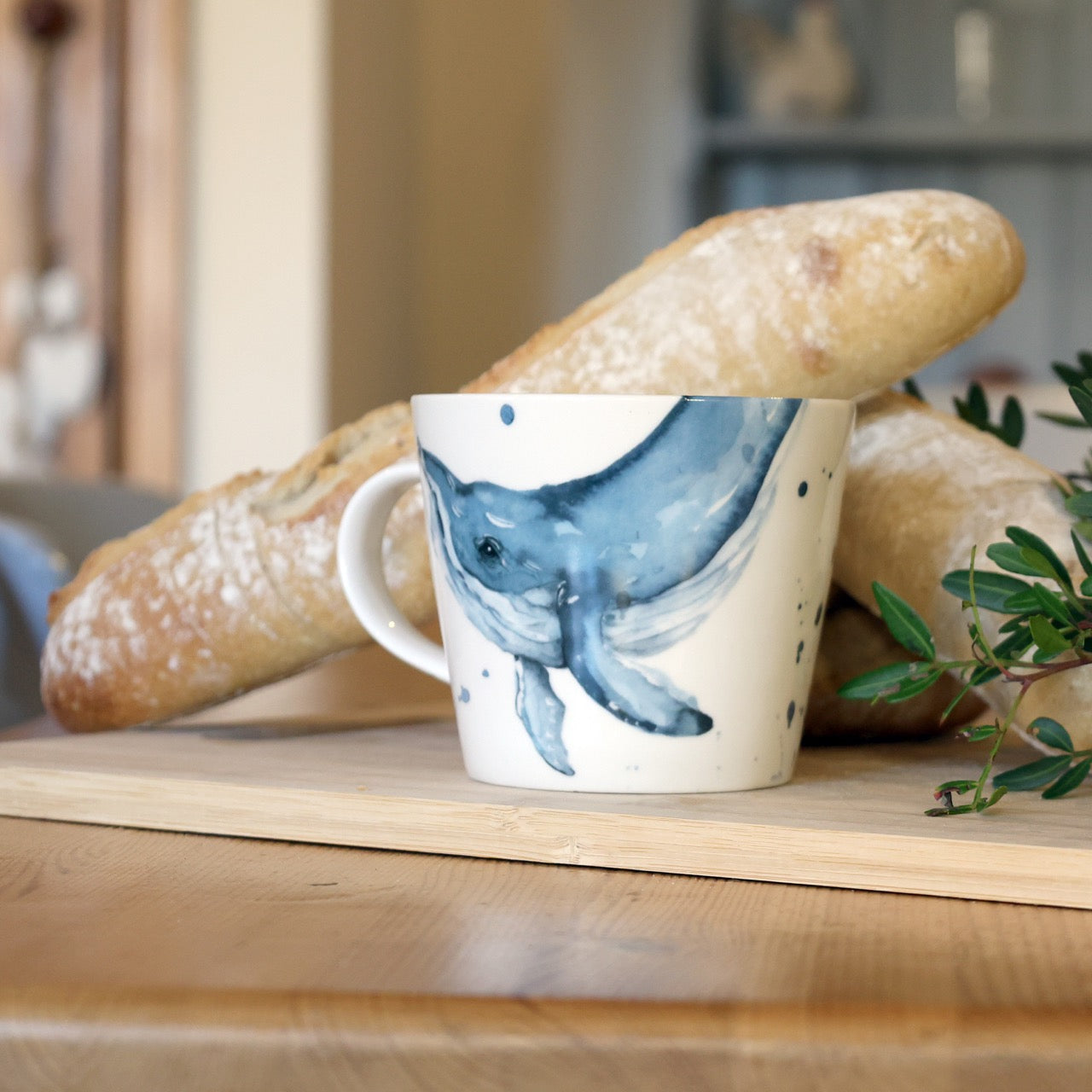 The Ocean – Whale Design New Bone China Mug