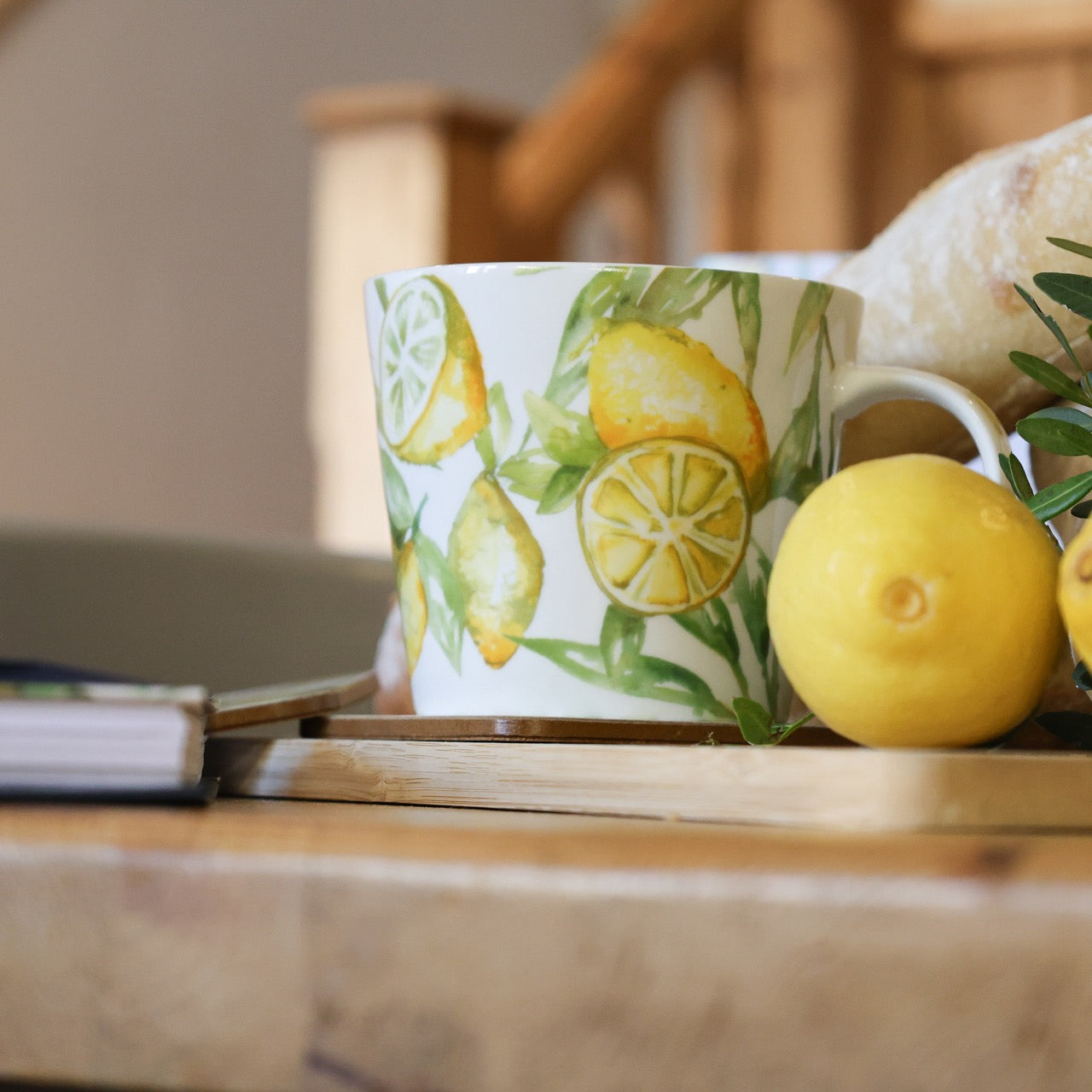 The Zest – Lemon Design New Bone China Mug