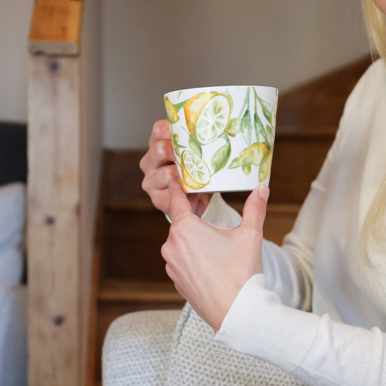 The Zest – Lemon Design New Bone China Mug