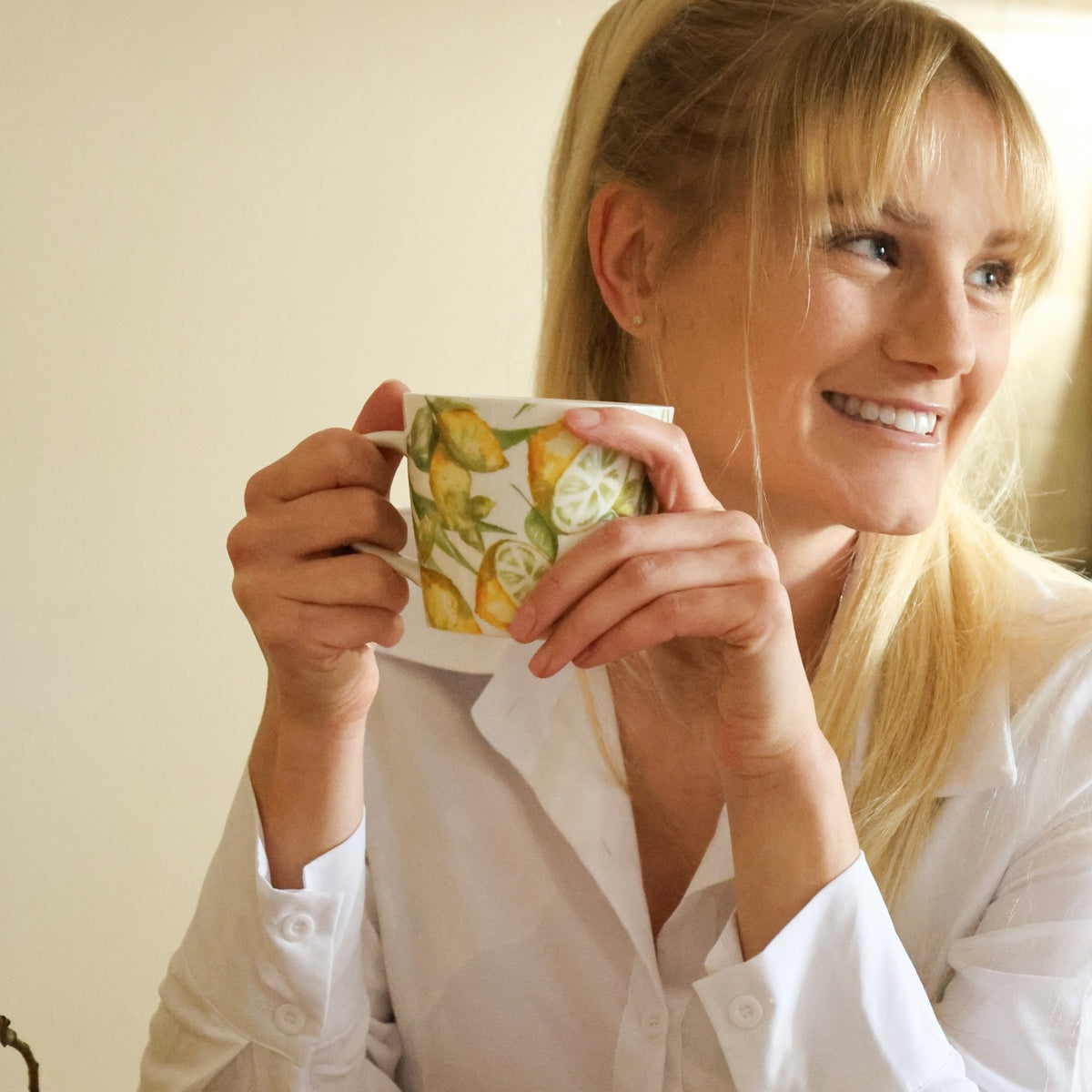 The Zest – Lemon Design New Bone China Mug