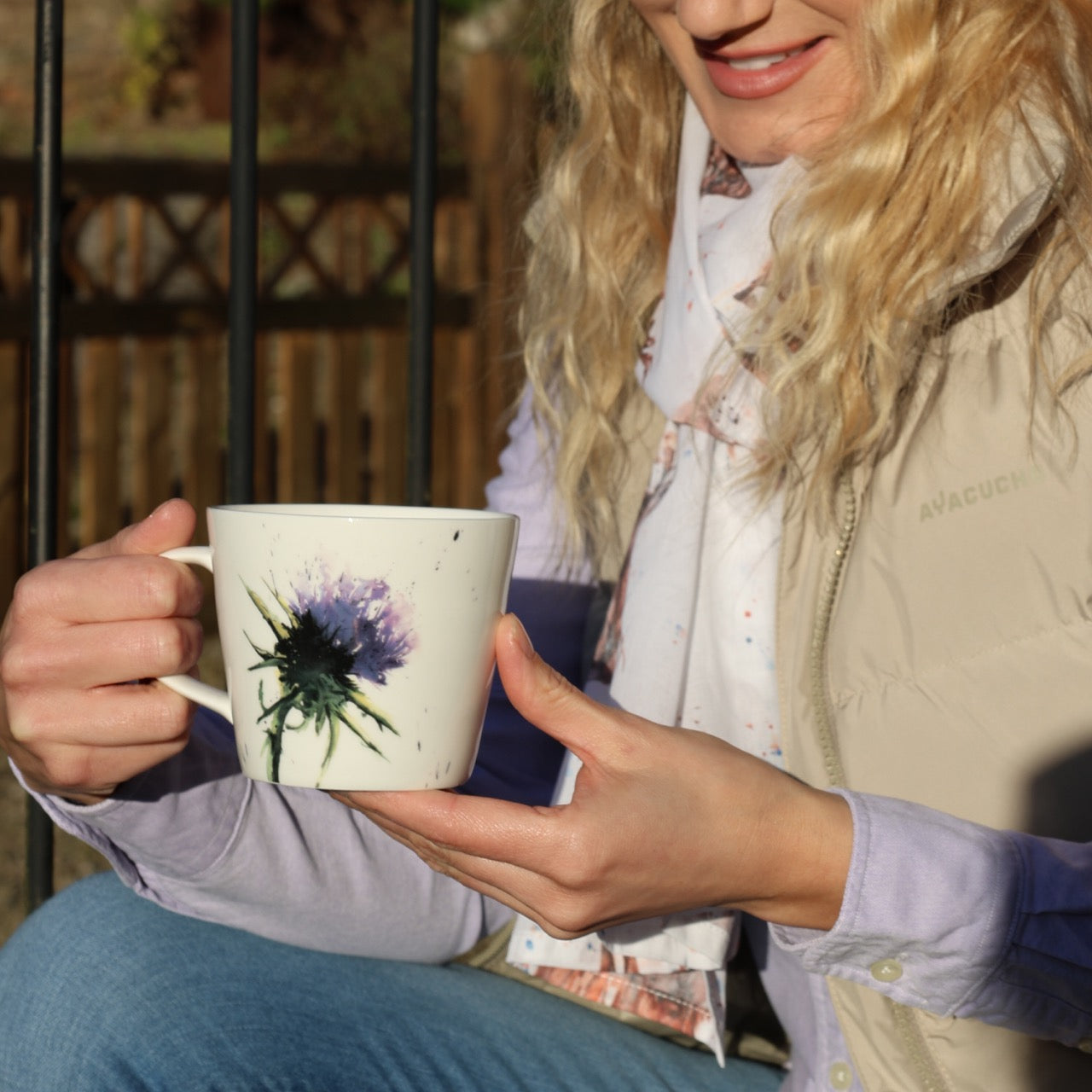 The Thistles – Thistle Design New Bone China Mug