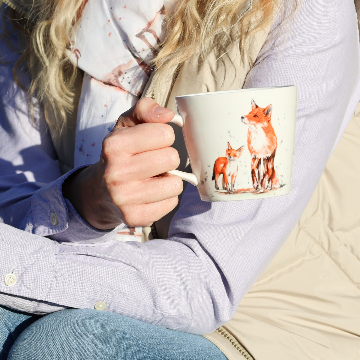 The Den – Fox Cub Design New Bone China Mug