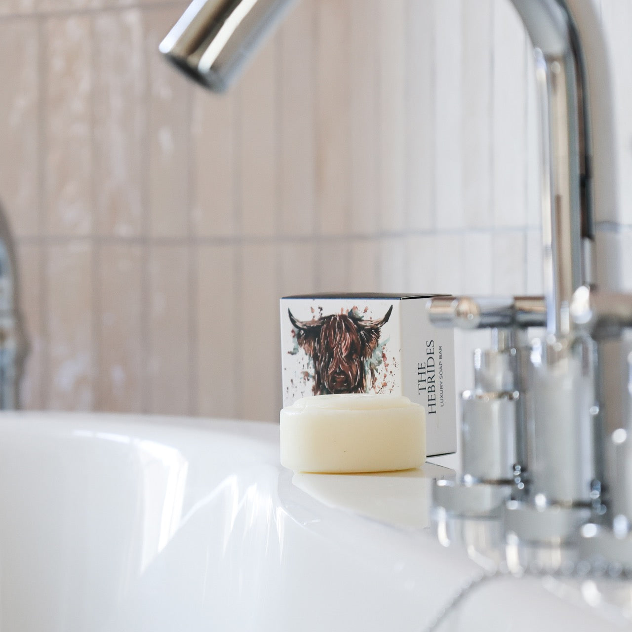The Hebrides – Highland Cow Design Luxury Soap Bar