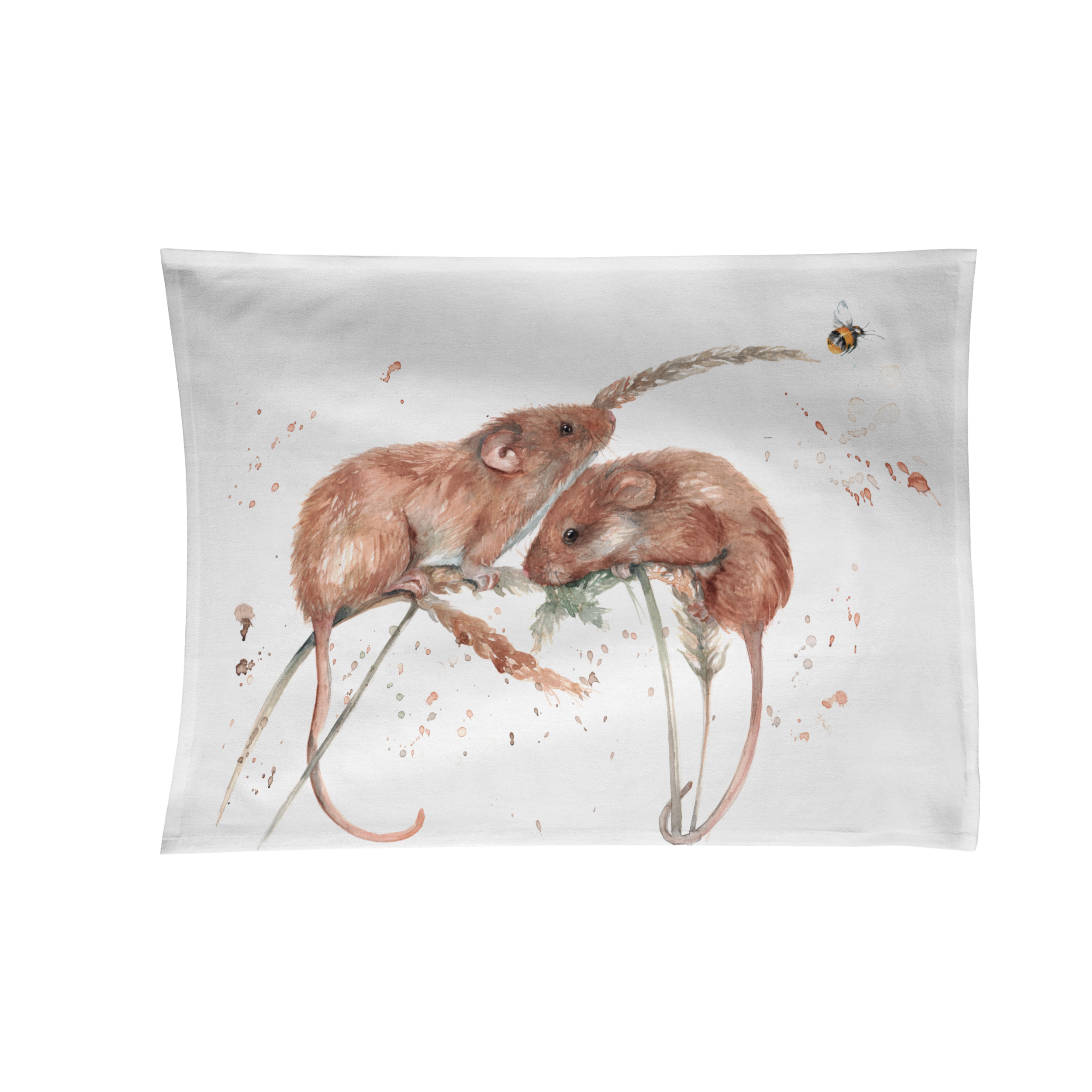 The Field Field Mice Design Cotton Teatowel