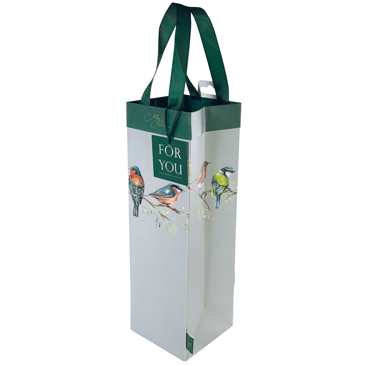 Meg Hawkins Bottle Gift Bag - British Birds