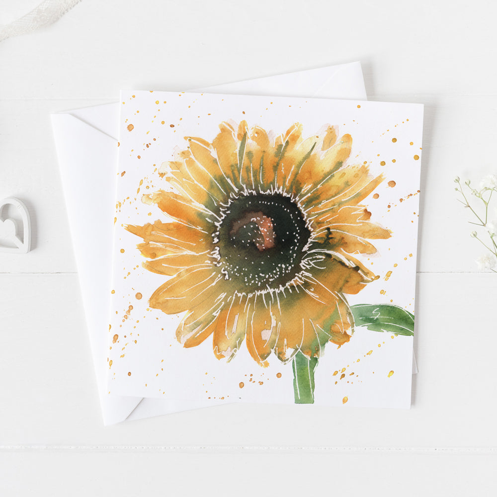 Sunflower Greeting Card