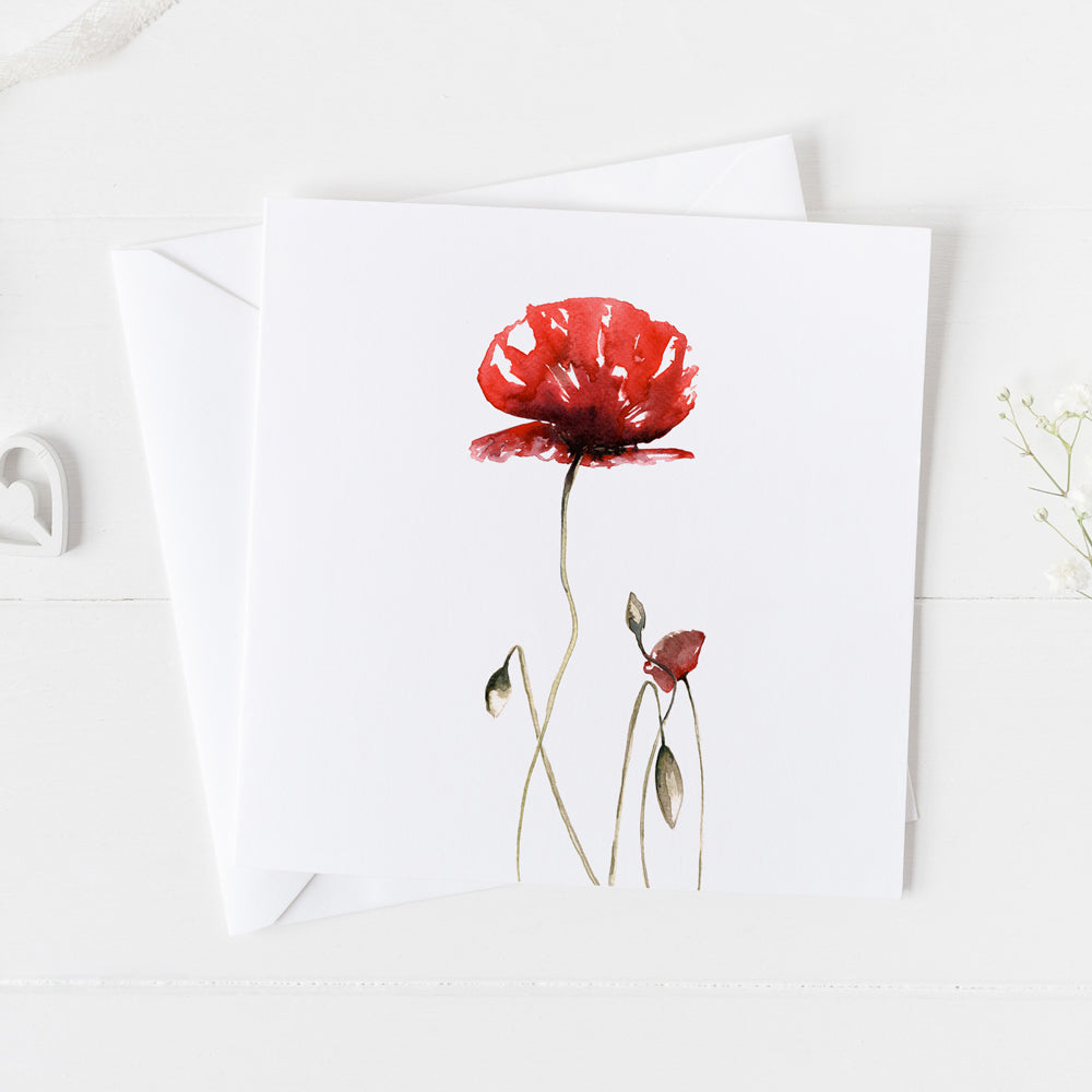 Poppy Greeting Card