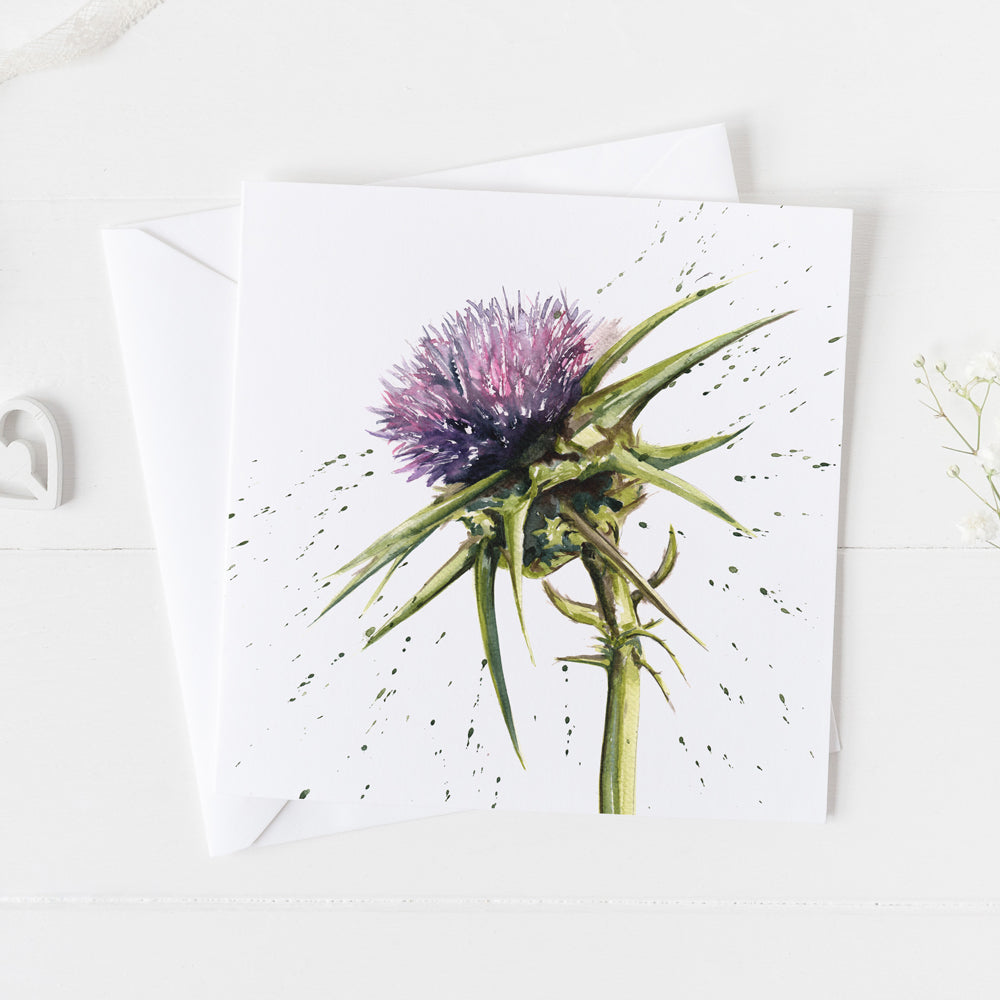 Thistle Greeting Card