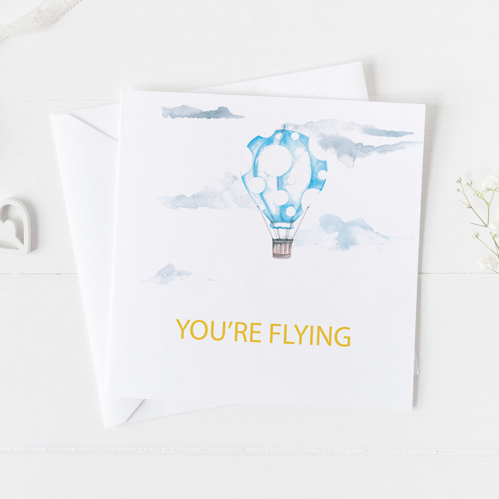 Hot Air Balloon Card
