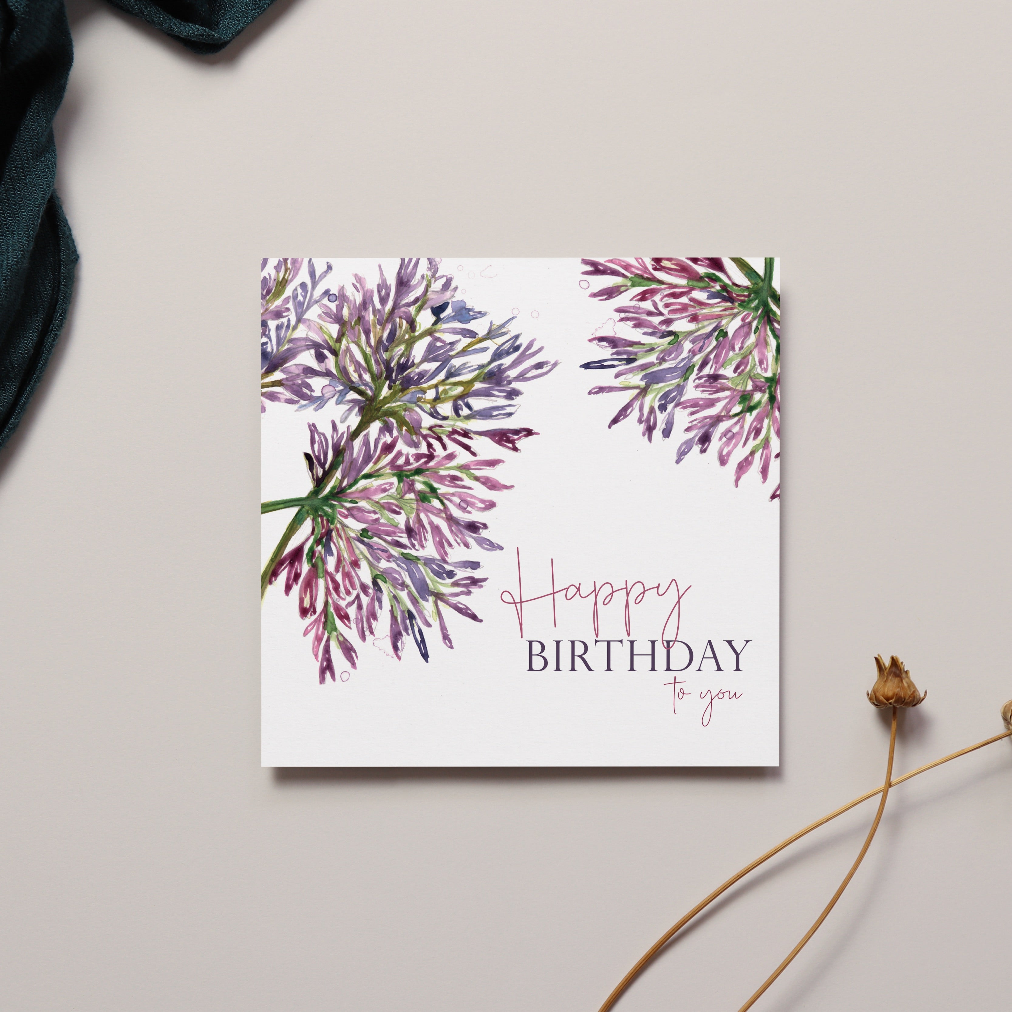 Happy Birthday Sentiment Card