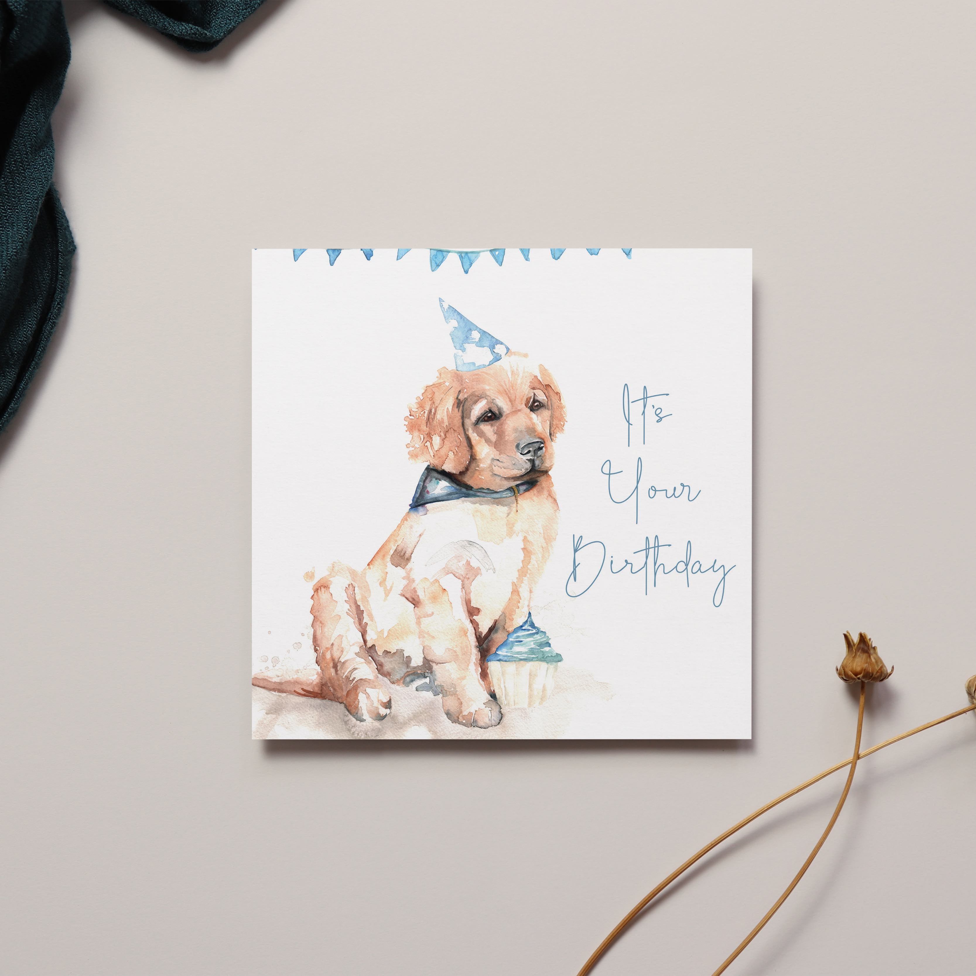 It's Your Birthday Dog Sentiment Card