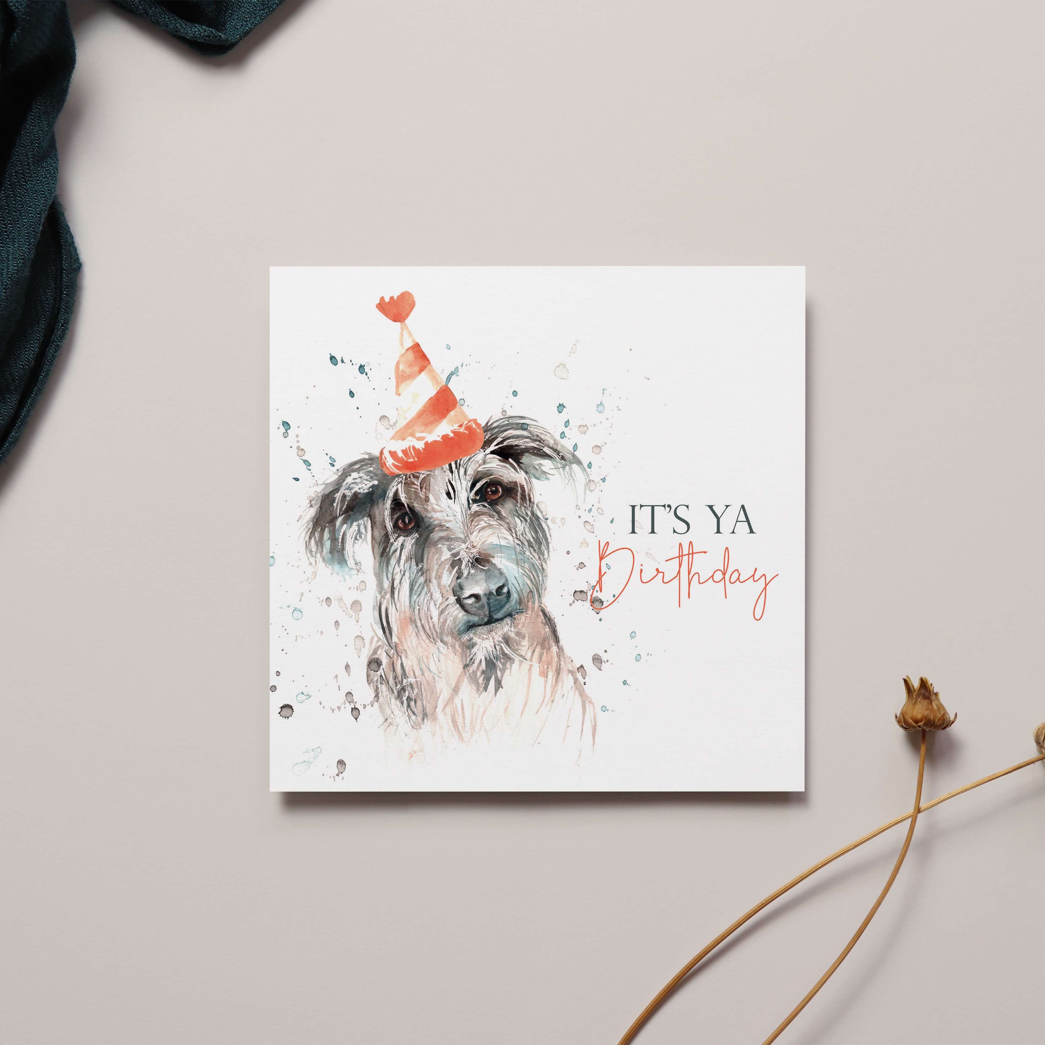 It's Ya Birthday Dog Sentiment Card