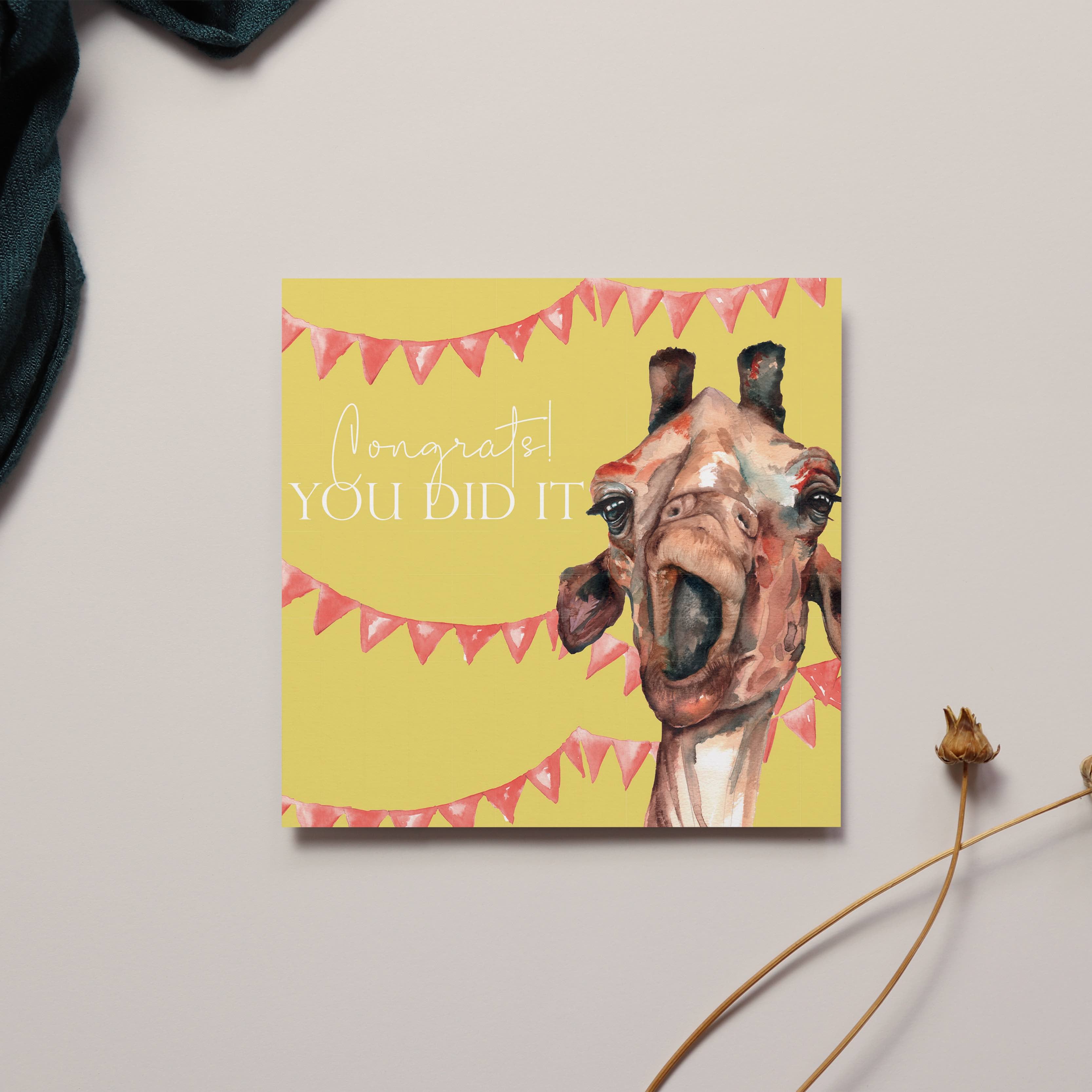 Congrats! Your Did It  Sentiment Card