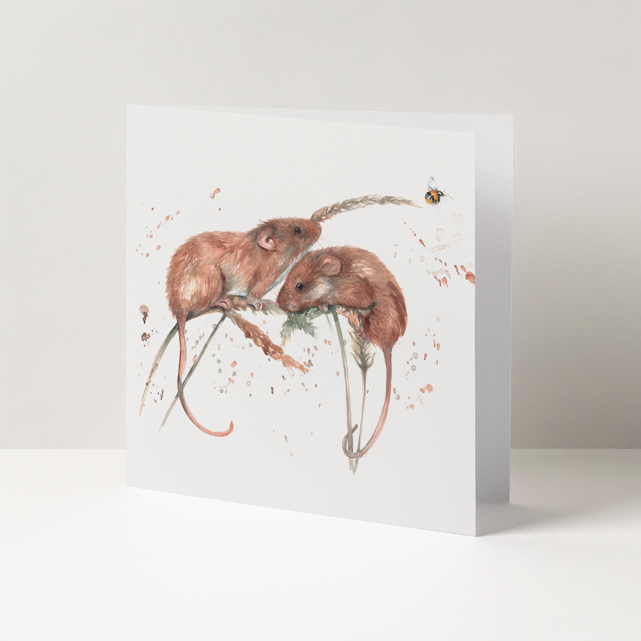 Field Mice 'The Field' Greeting Card