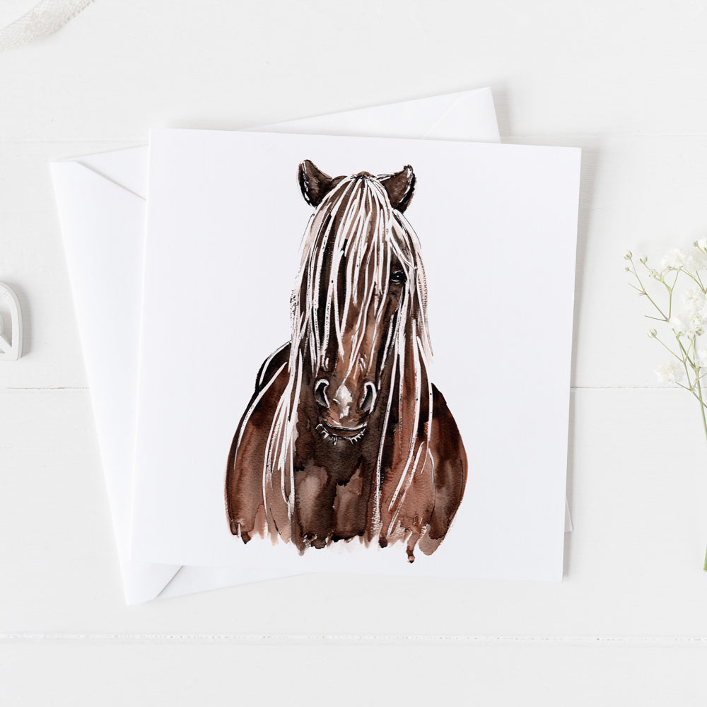 Horse Greeting Card