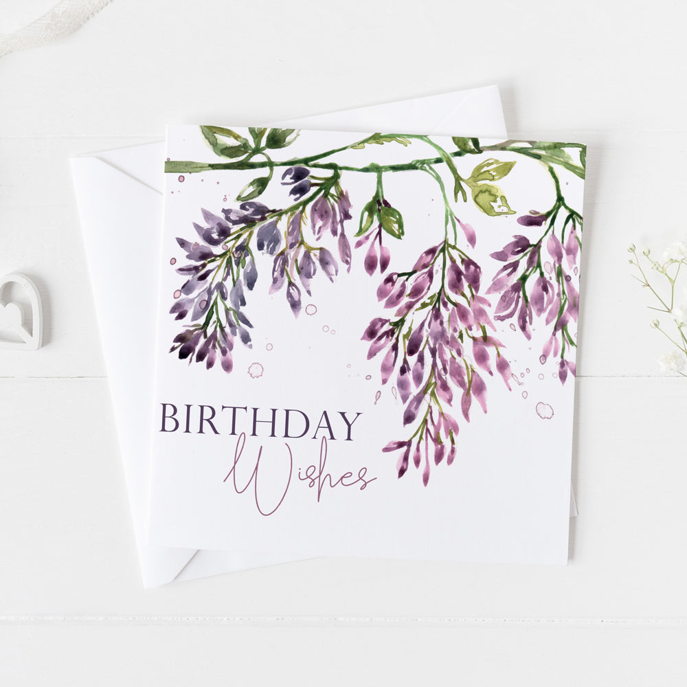 'Birthday Wishes' Sentiment Card