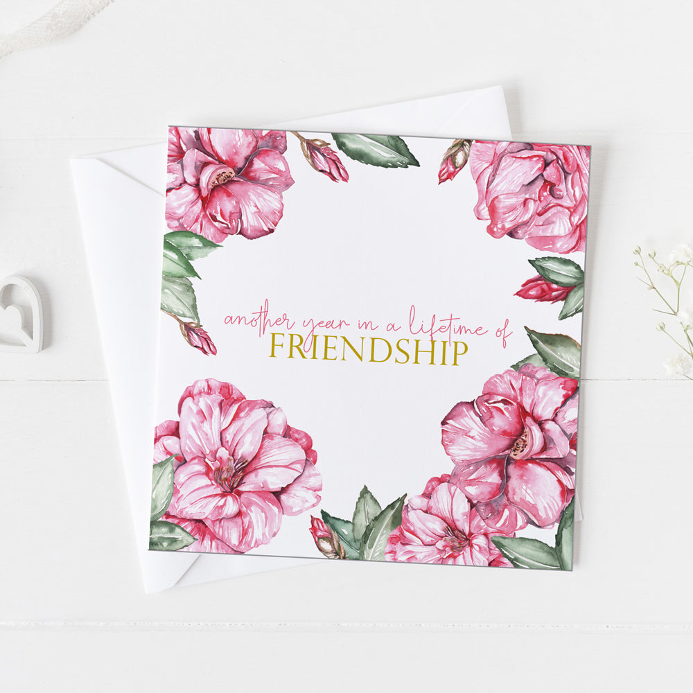 'Lifetime of Friendship' Card