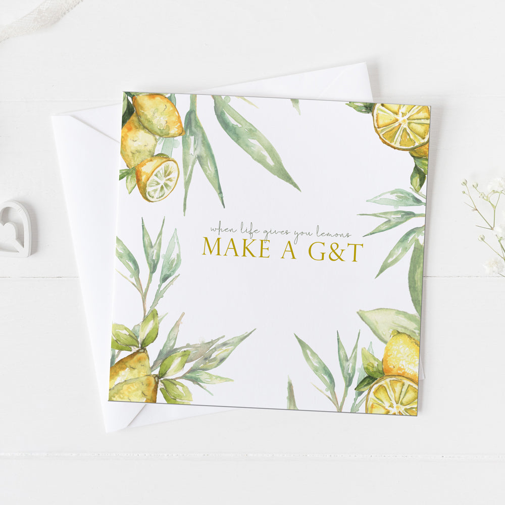 'Make a G&T' Card
