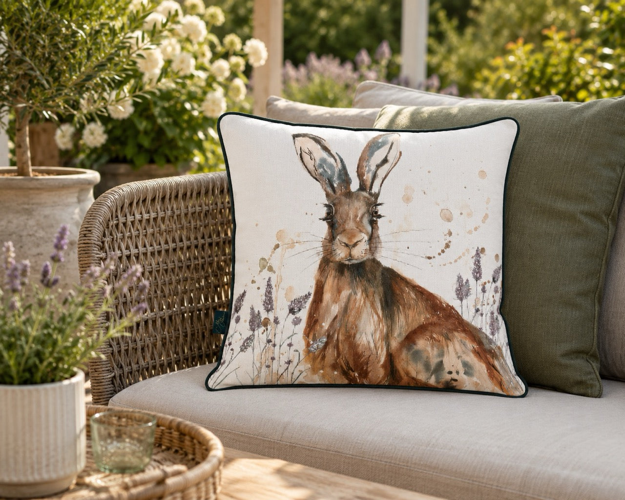 The Meadow – Hare Luxury Cushion