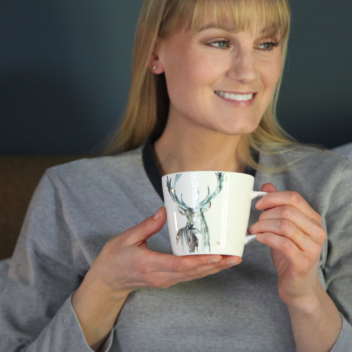 Stag Design New Bone China Mug