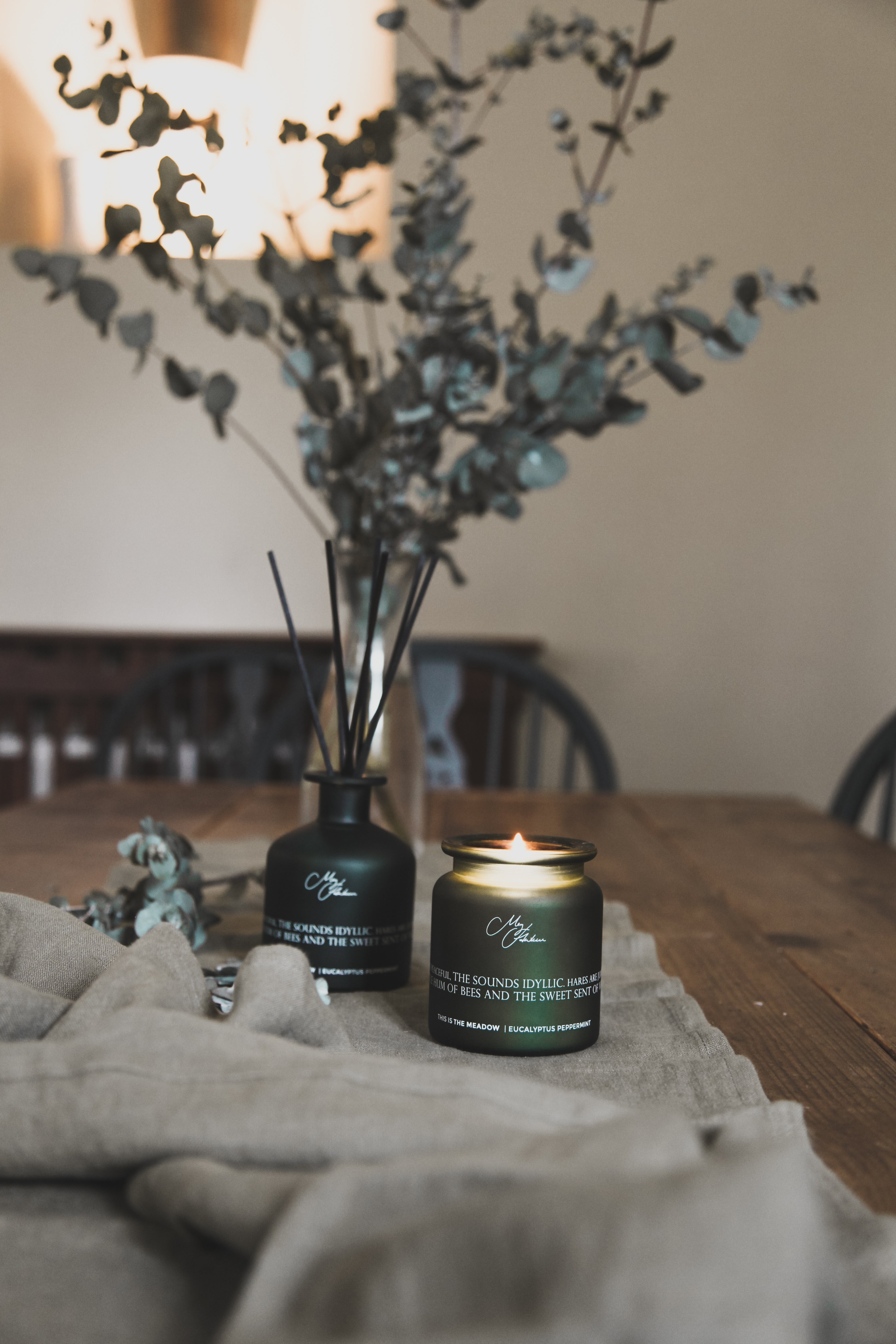 The Highlands' Stag Design Candle