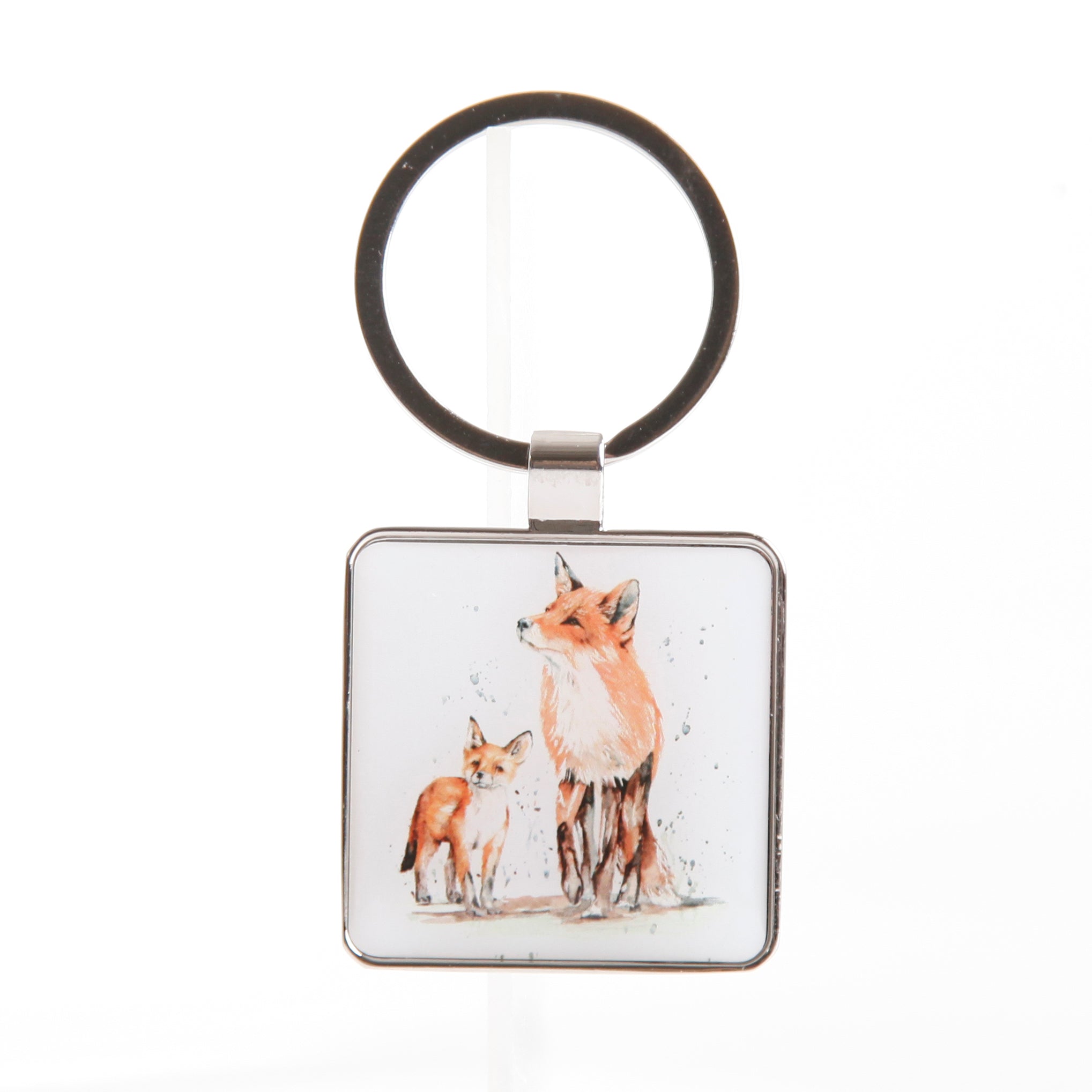The Den Keyring - Fox and Cub Design