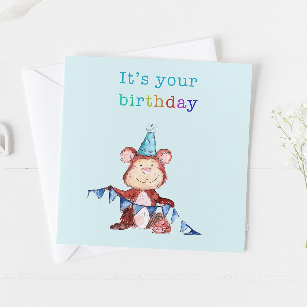 IT'S YOUR BIRTHDAY, MONKEY DESIGN