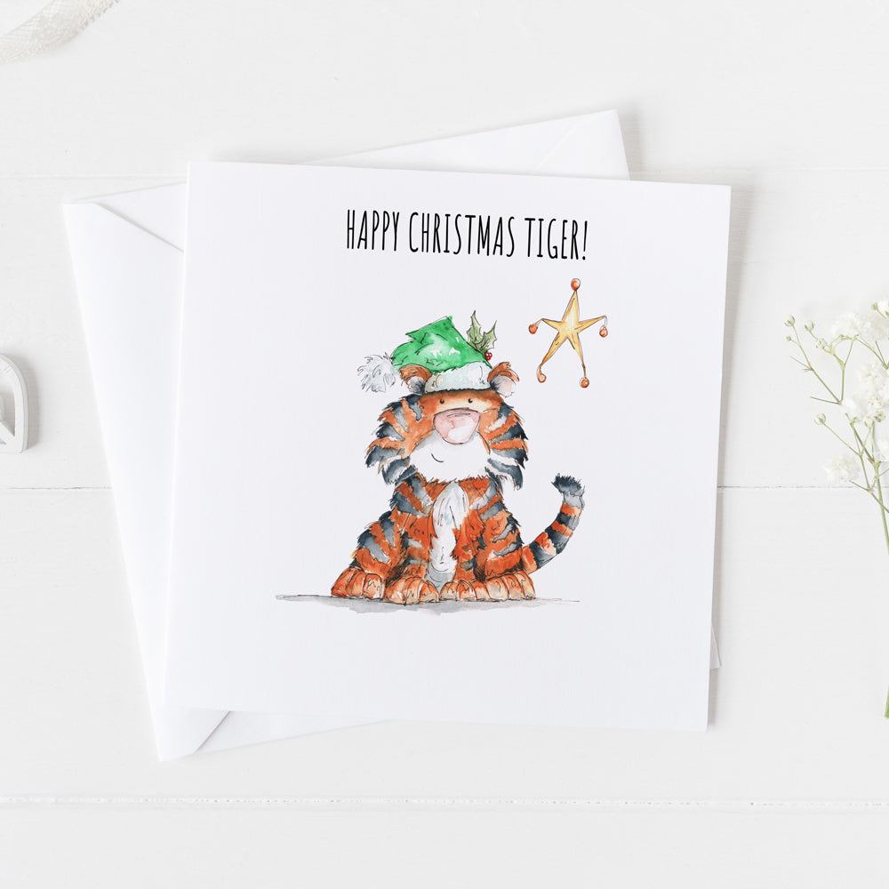 ‘Happy Christmas Tiger ’ Christmas Card