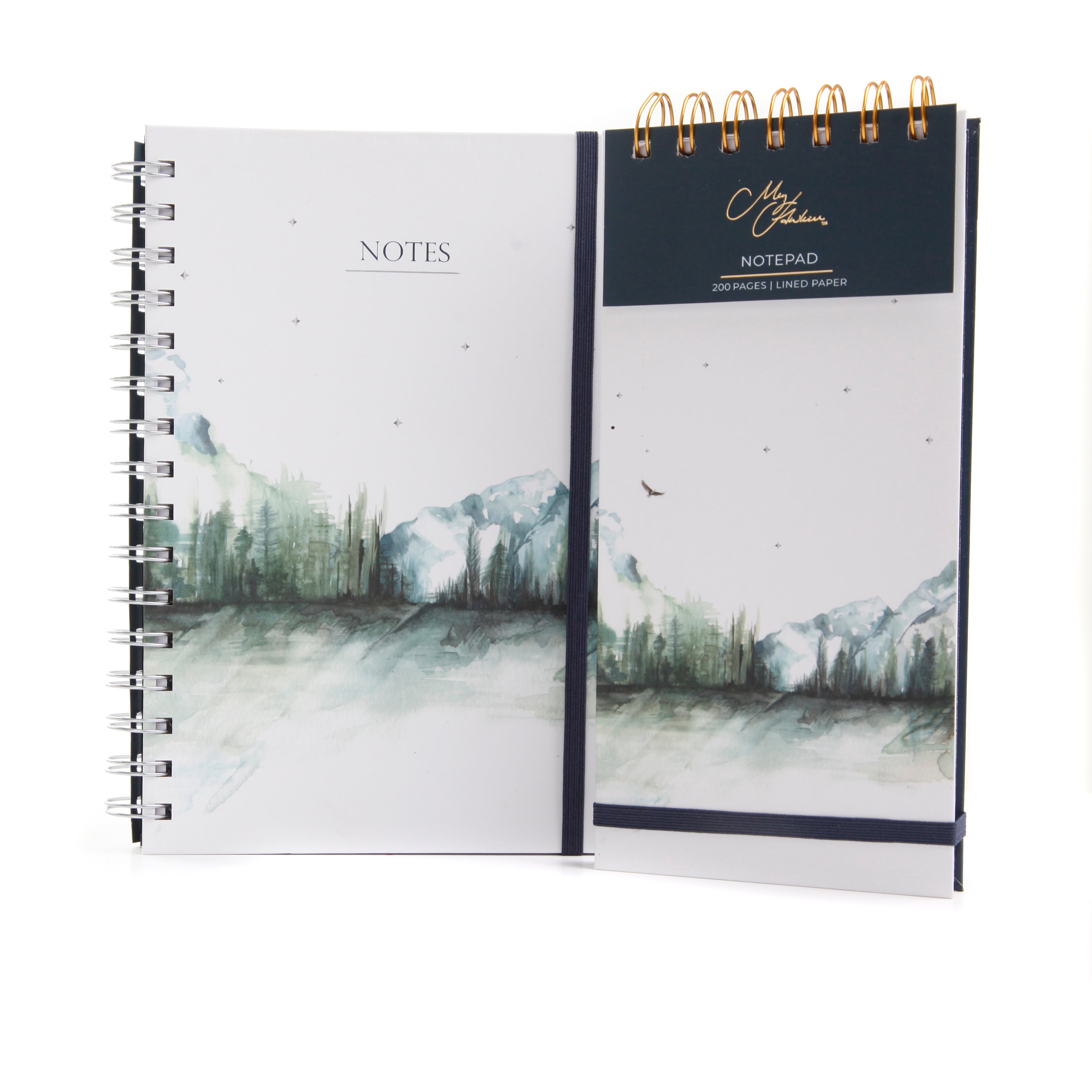 The Winter Watercolour Design DL Jotter